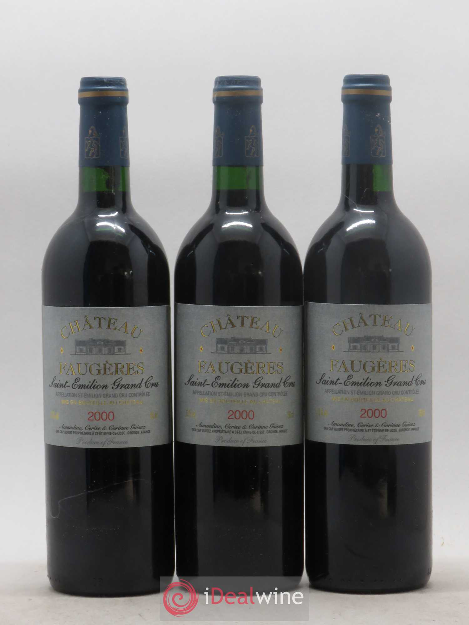 Château Faugères Grand Cru Classé 2000 - Lot de 12 bouteilles - 4