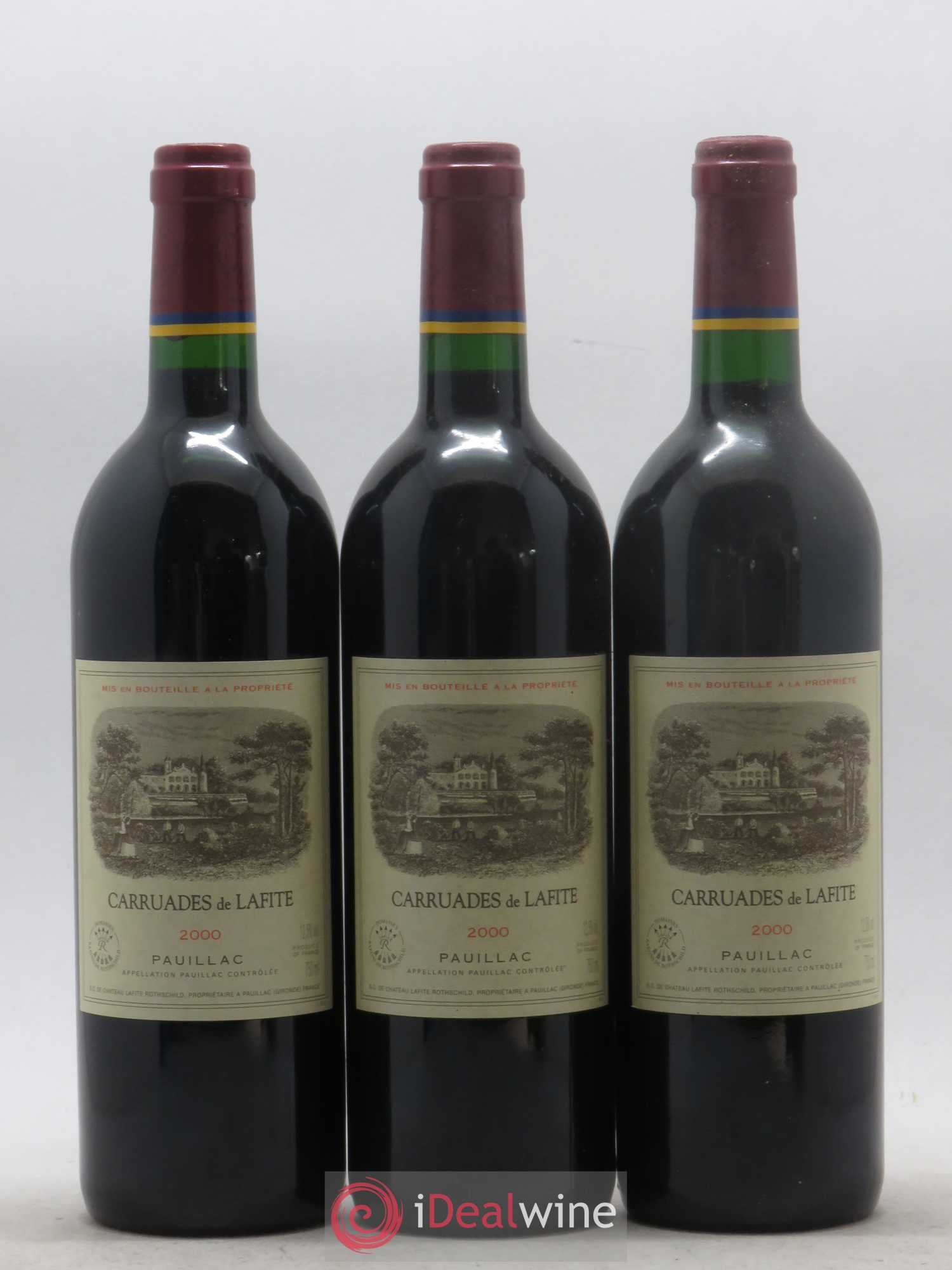 Carruades de Lafite Rothschild Second Vin 2000 - Lot de 12 bouteilles - 1