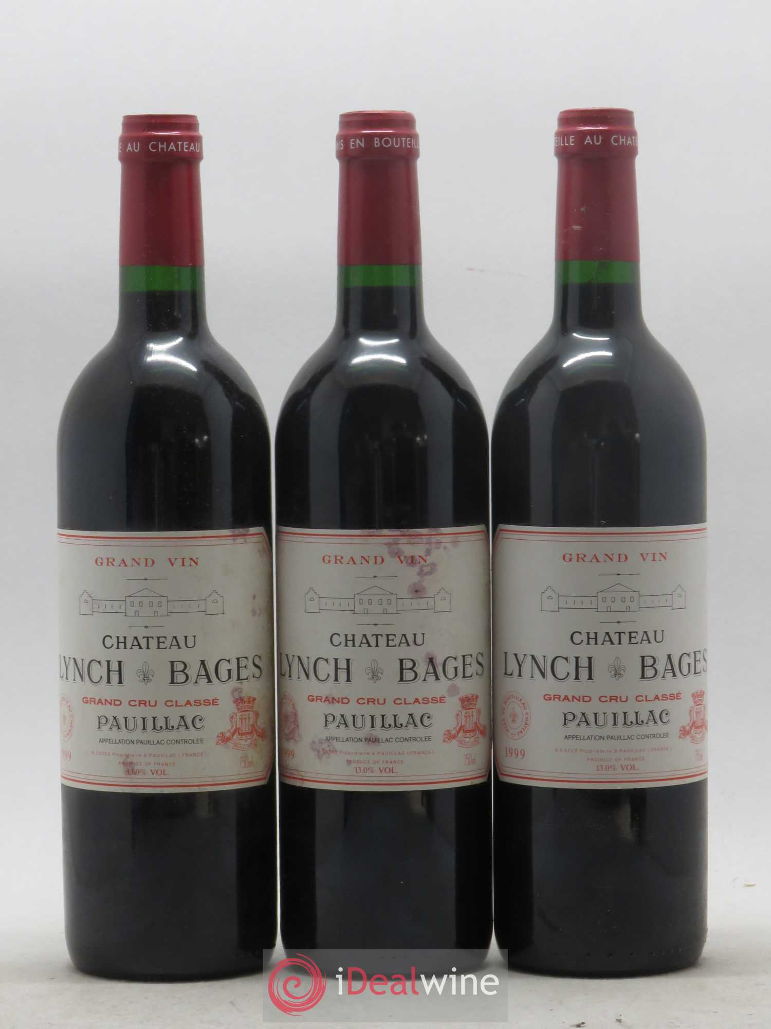 Château Lynch Bages 5ème Grand Cru Classé 1999 - Lot de 12 bouteilles - 3