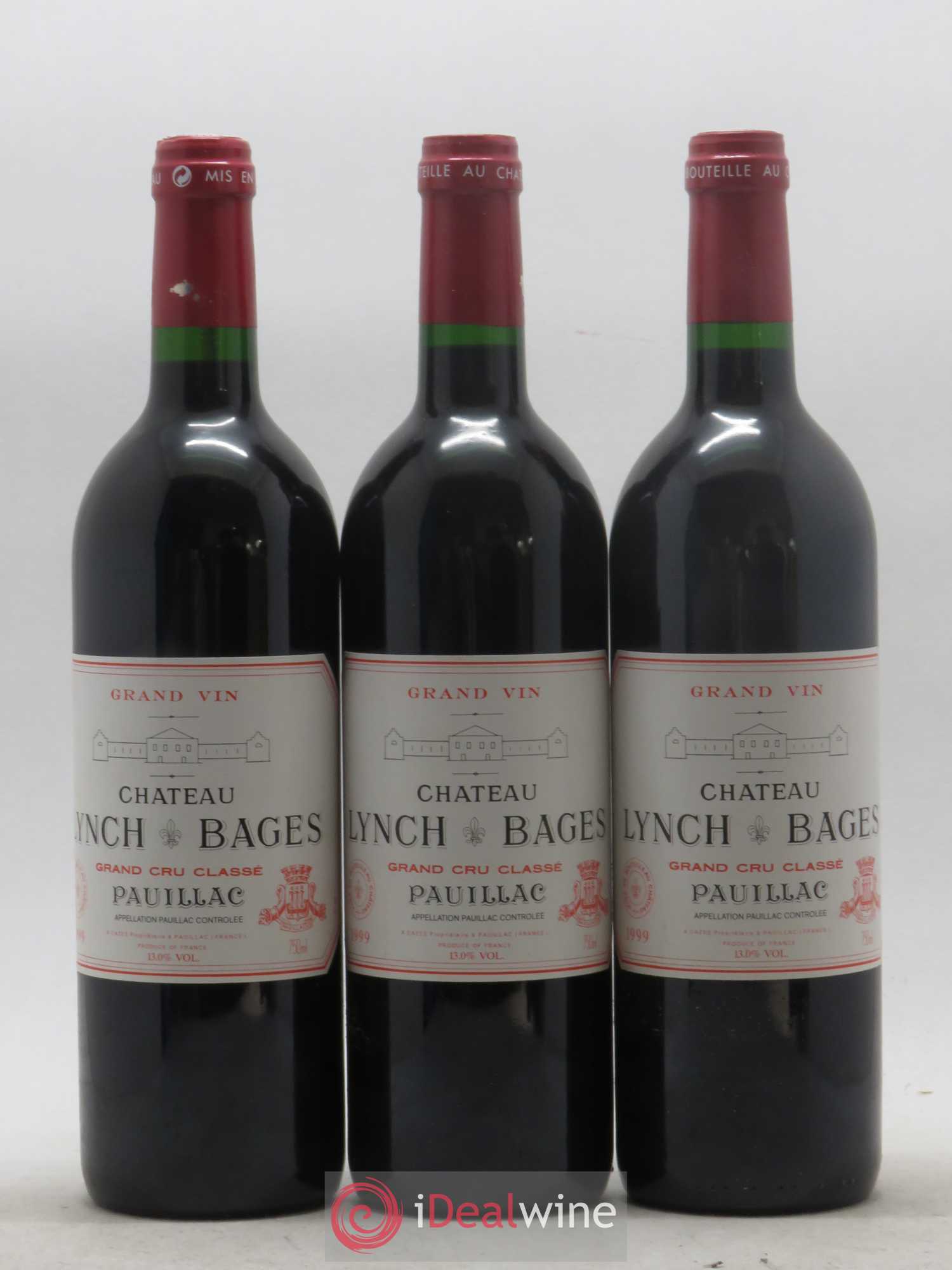 Château Lynch Bages 5ème Grand Cru Classé 1999 - Lot de 12 bouteilles - 4