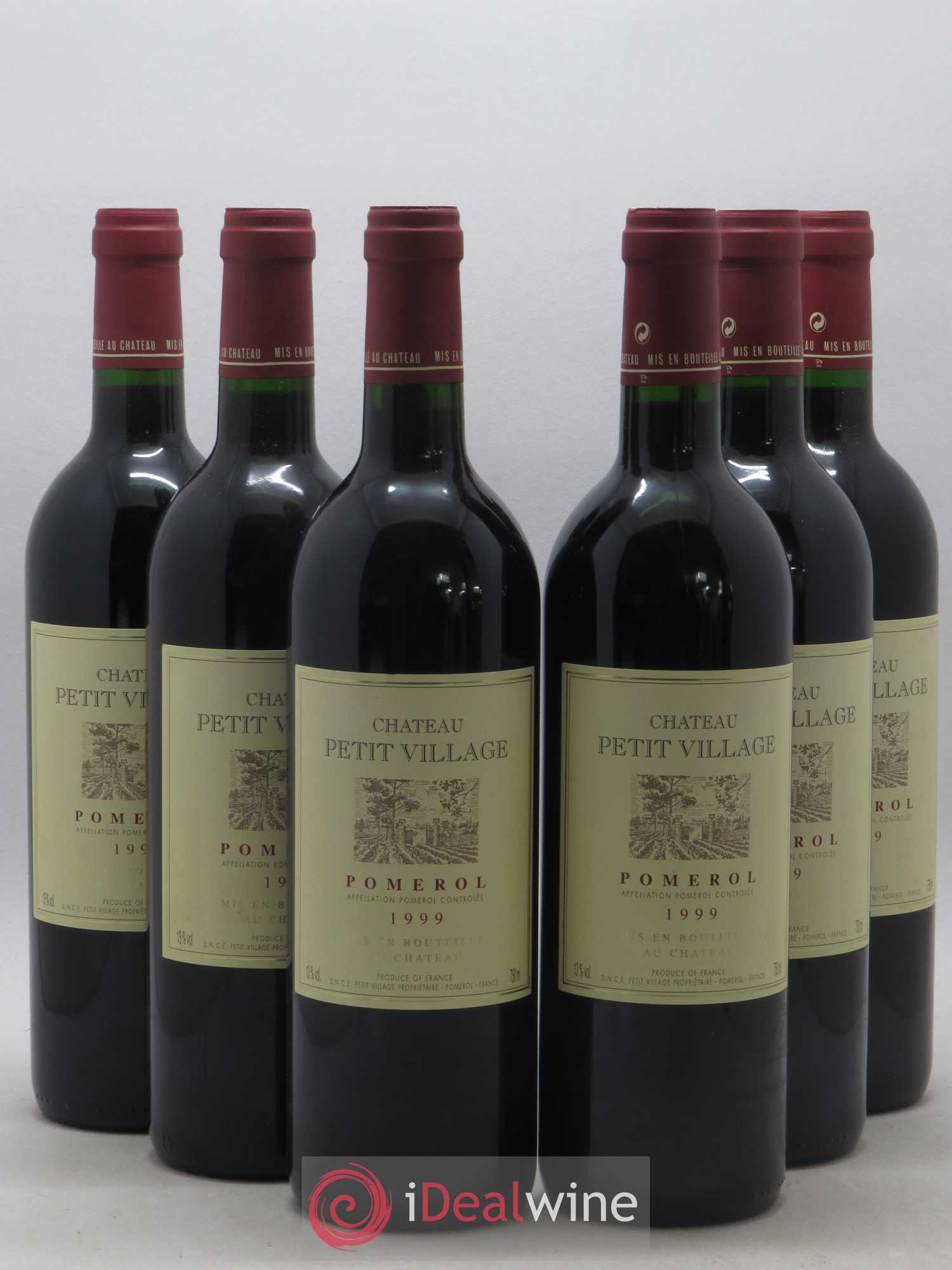 Château Petit Village 1999 - Lot de 6 bouteilles - 0