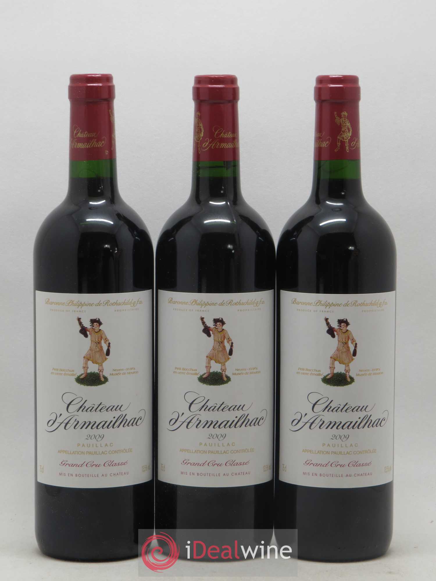 Château d' Armailhac - Mouton Baron(ne) Philippe 5ème Grand Cru Classé 2009 - Lot de 6 bouteilles - 2