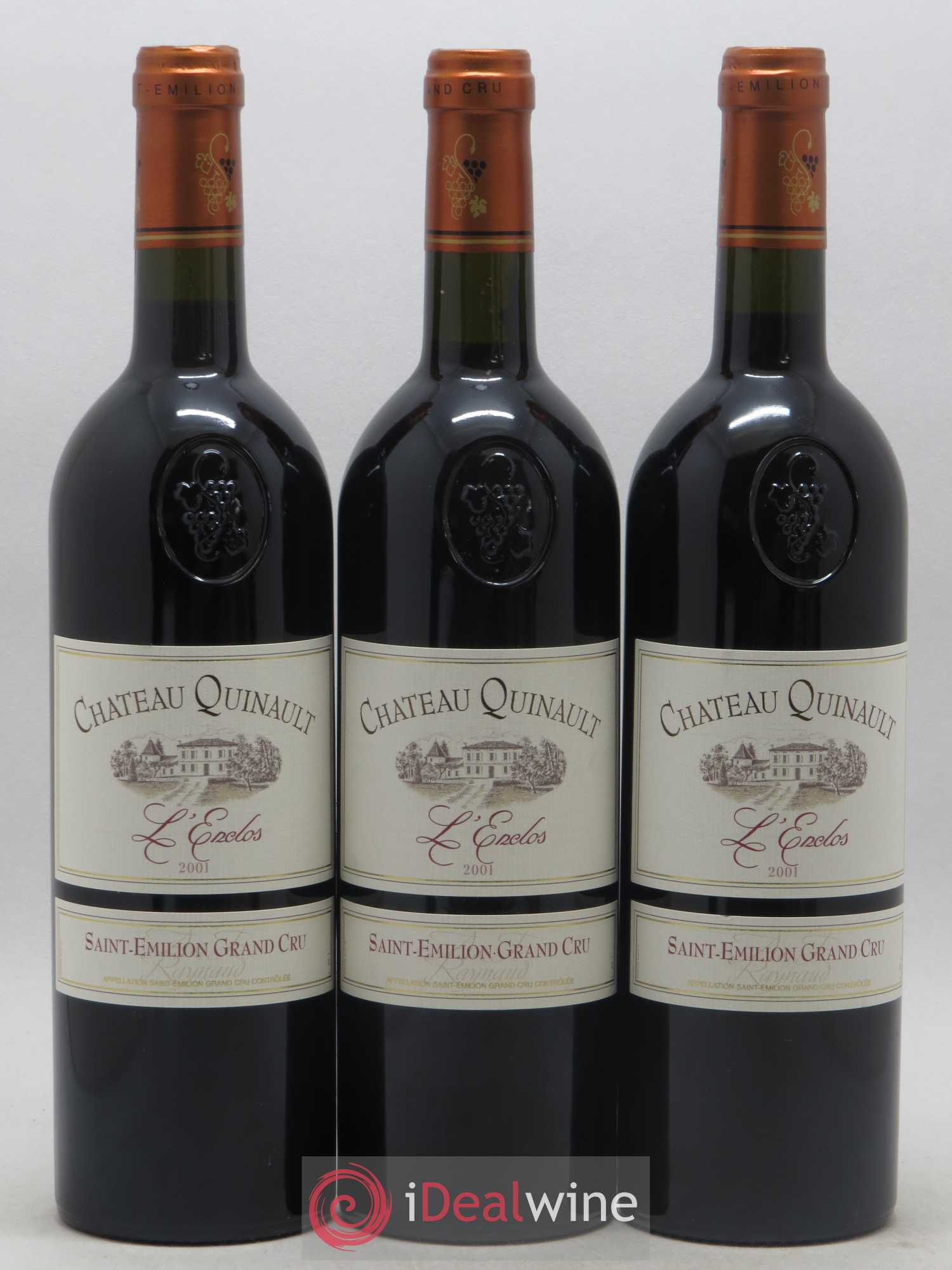 Château Quinault L'Enclos 2001 - Lot de 6 bouteilles - 1