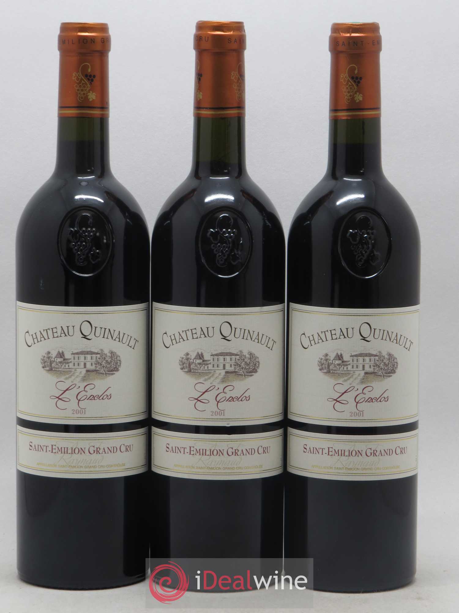 Château Quinault L'Enclos 2001 - Lot de 6 bouteilles - 2
