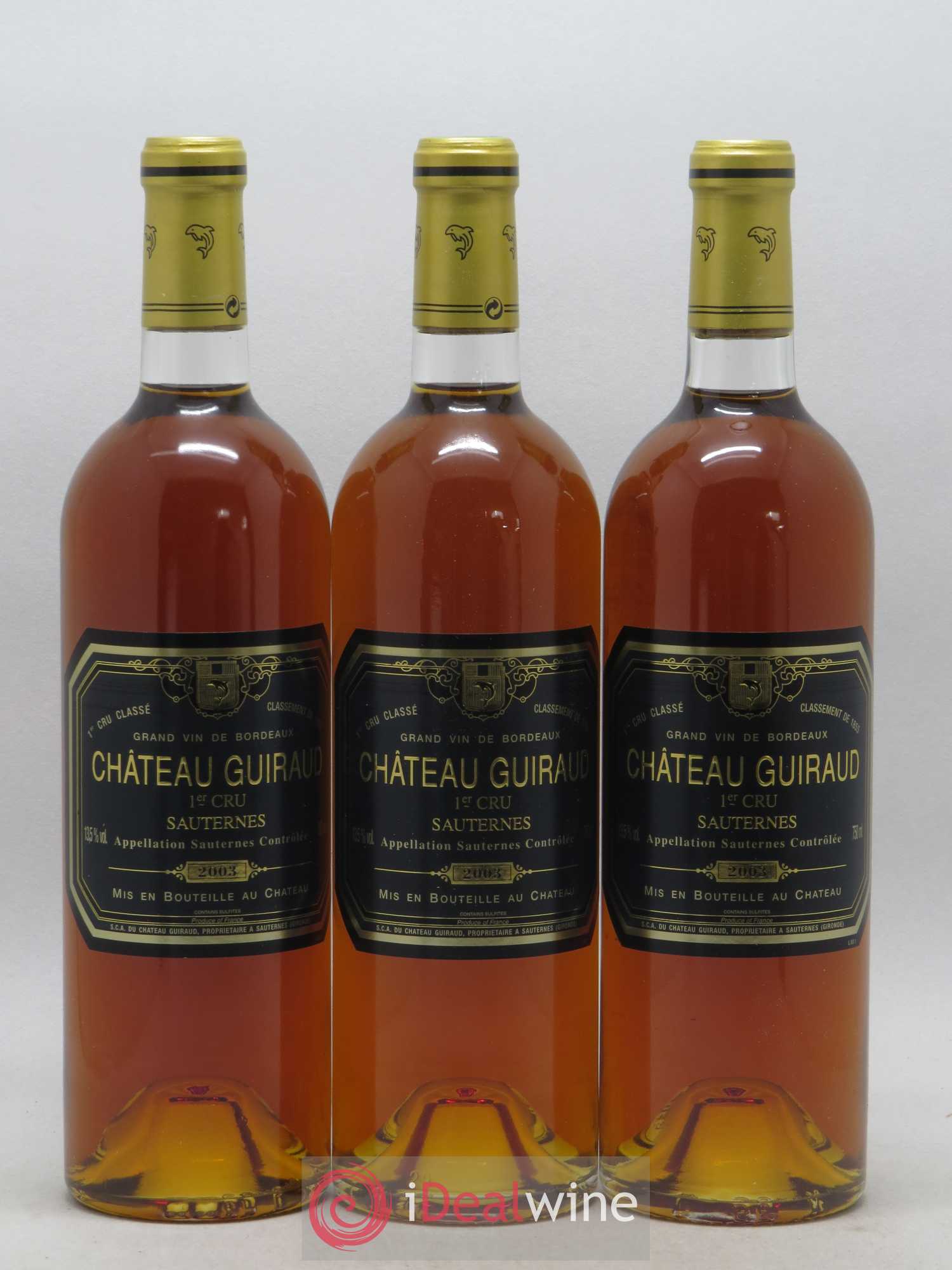 Château Guiraud 1er Grand Cru Classé 2003 - Lotto di 6 bottiglie - 1