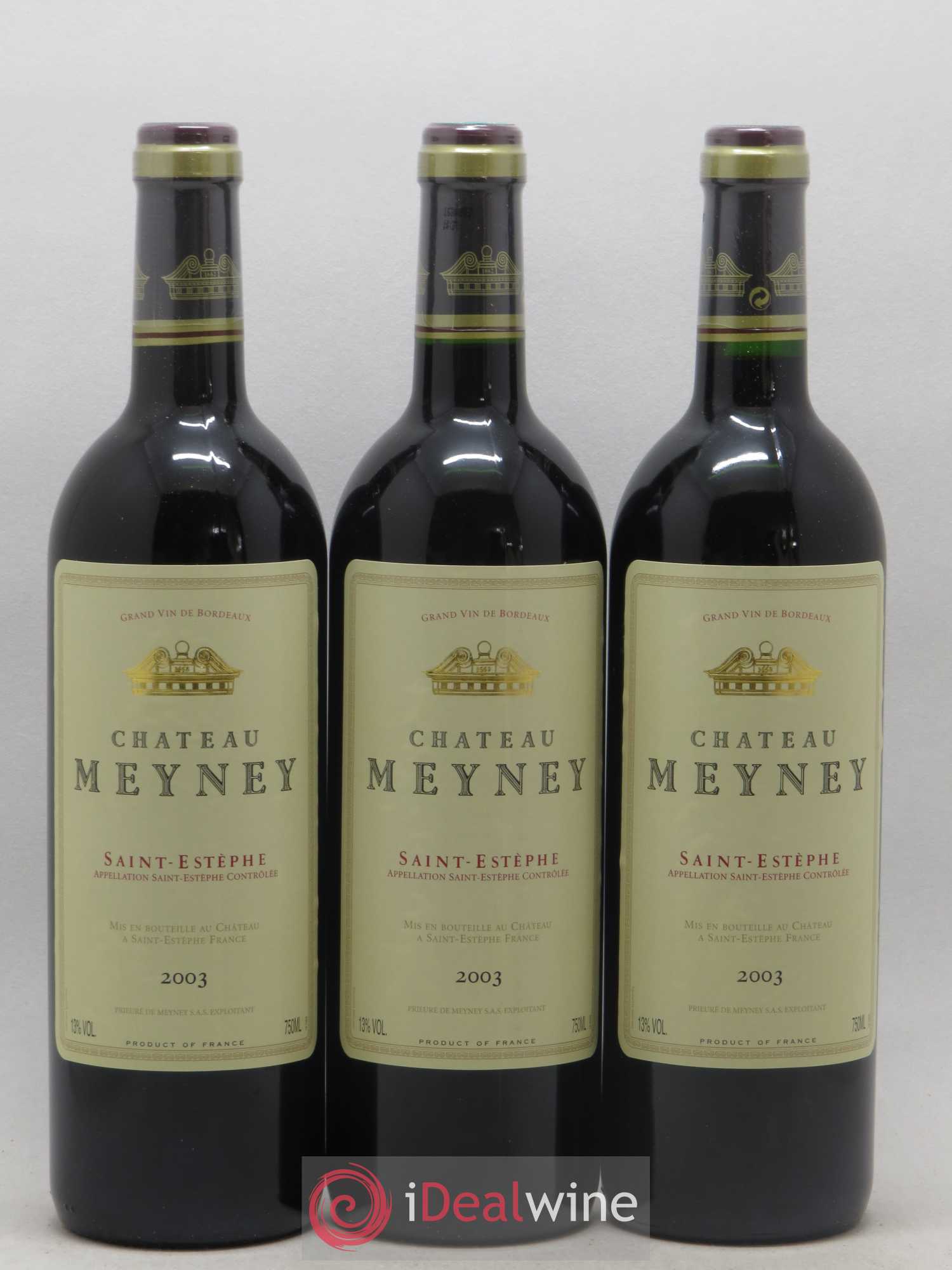 Château Meyney 2003 - Lot de 6 bouteilles - 2