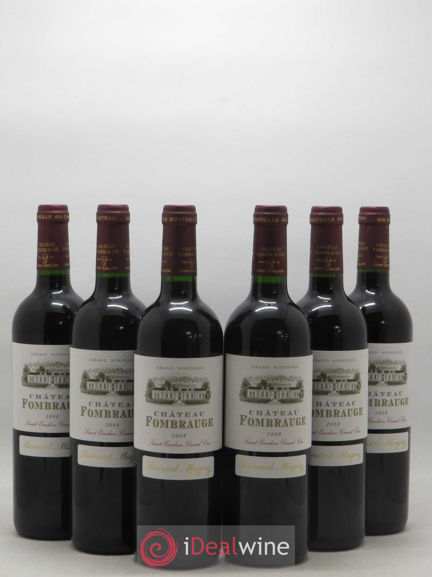 Château Fombrauge Grand Cru Classé 2008 - Lot de 6 bouteilles - 0
