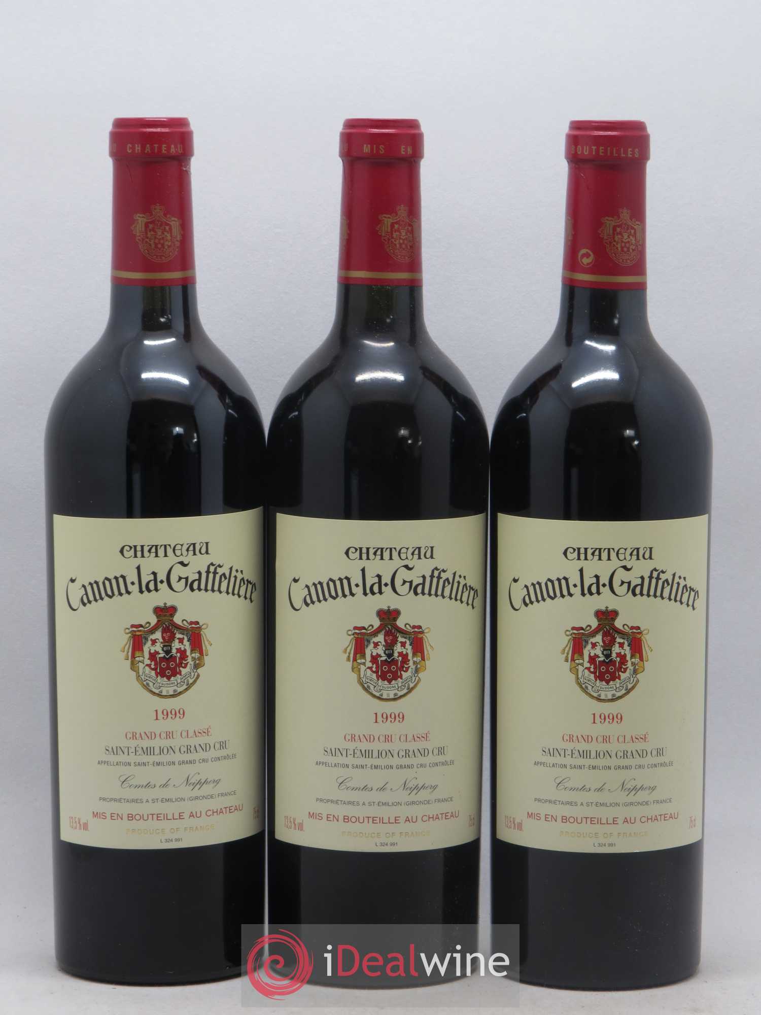 Château Canon la Gaffelière 1er Grand Cru Classé B 1999 - Lot de 6 bouteilles - 1