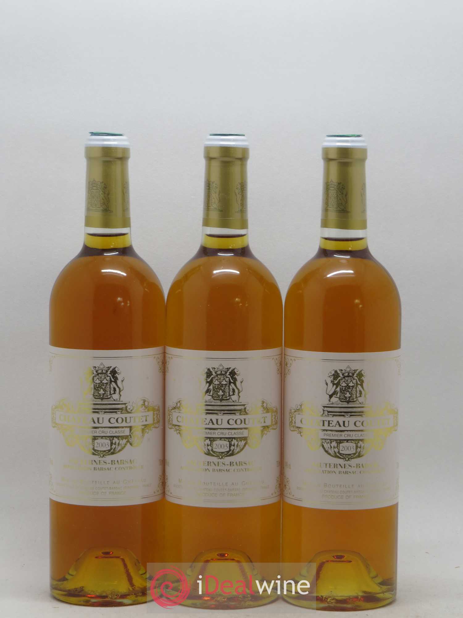 Château Coutet 1er Grand Cru Classé 2003 - Lotto di 6 bottiglie - 1