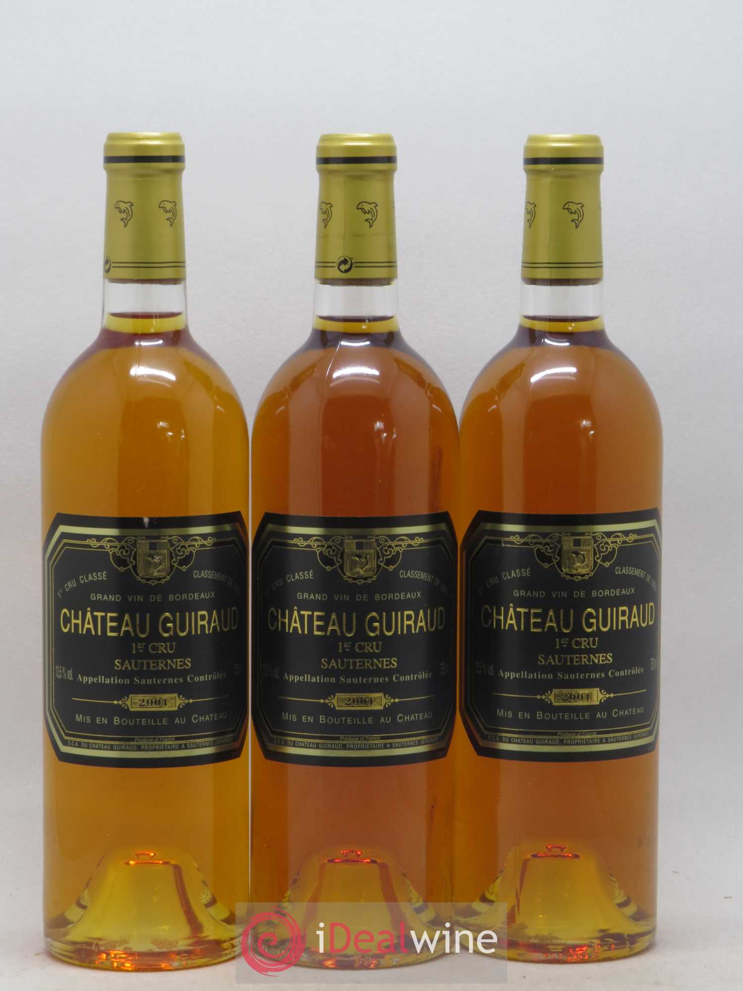 Château Guiraud 1er Grand Cru Classé 2001 - Lotto di 6 bottiglie - 1