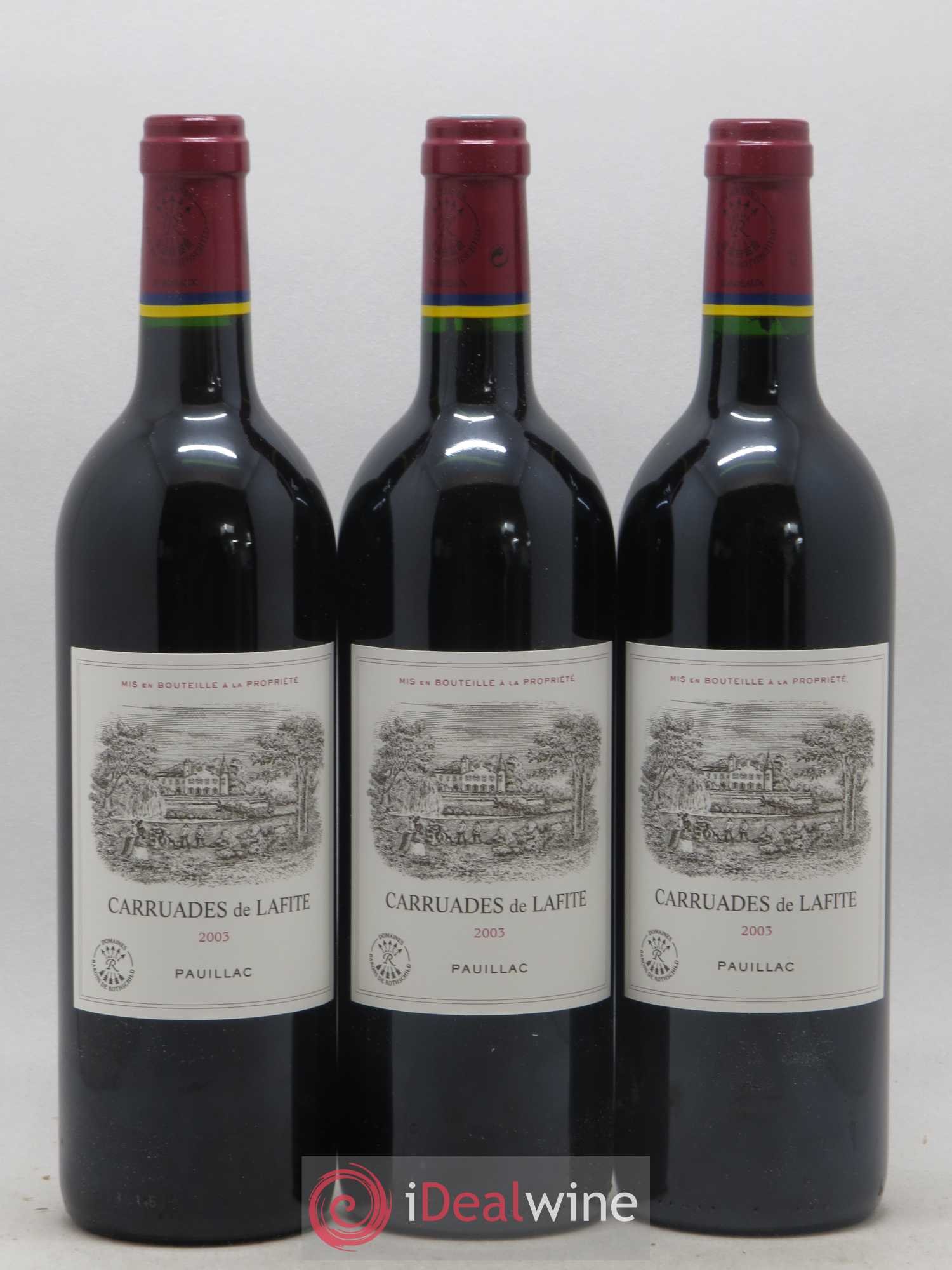 Carruades de Lafite Rothschild Second Vin 2003 - Lot de 6 bouteilles - 1