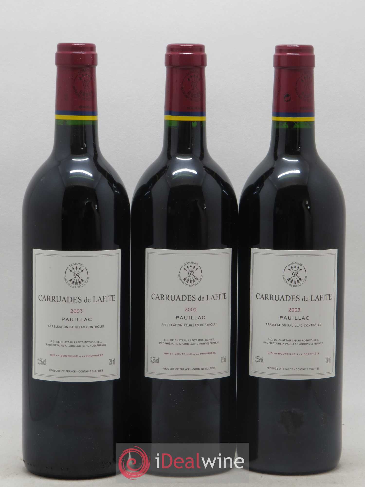 Carruades de Lafite Rothschild Second Vin 2003 - Lot de 6 bouteilles - 2