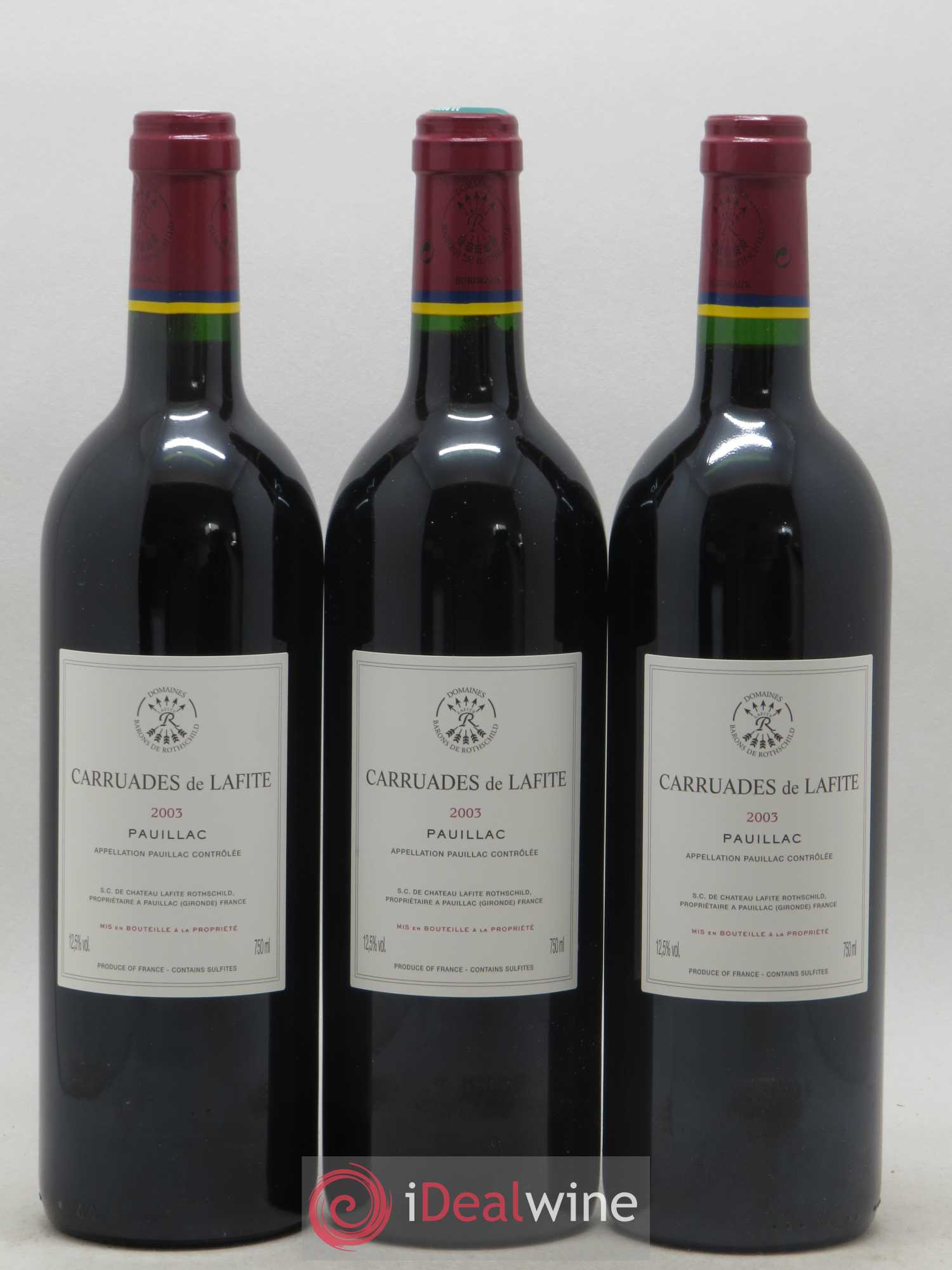 Carruades de Lafite Rothschild Second Vin 2003 - Lot de 6 bouteilles - 4