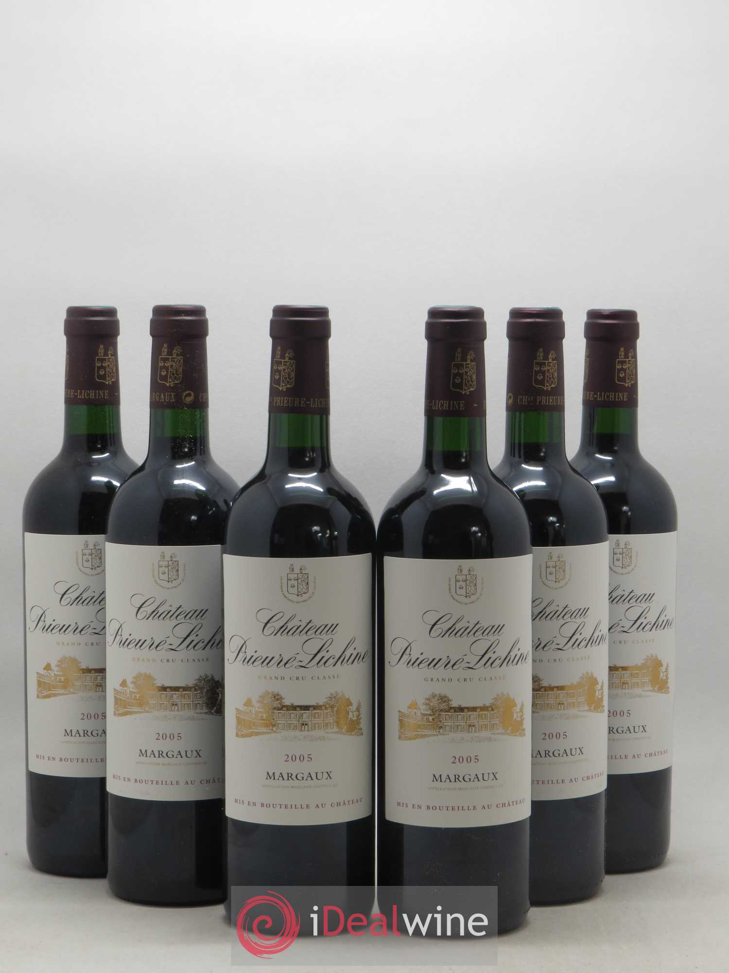 Château Prieuré Lichine 4ème Grand Cru Classé 2005 - Lot de 6 bouteilles - 0