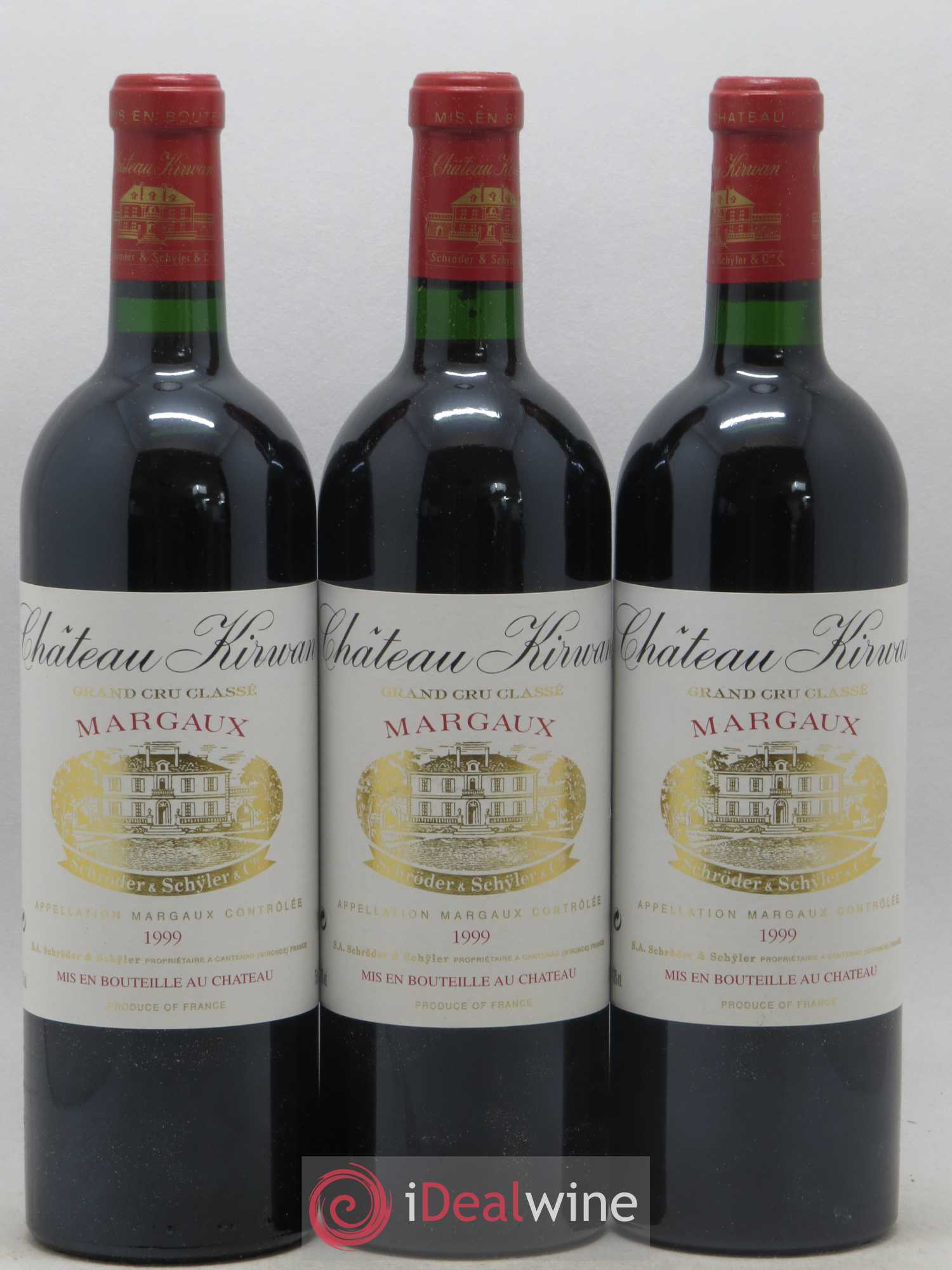 Château Kirwan 3ème Grand Cru Classé 1999 - Lot de 6 bouteilles - 2