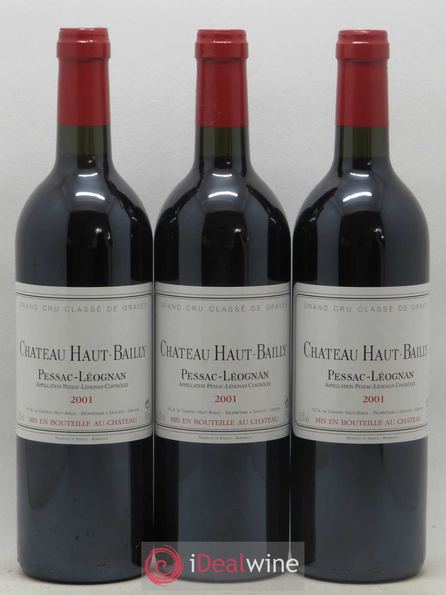 Château Haut-Bailly Cru Classé de Graves 2001 - Lot de 6 bouteilles - 2