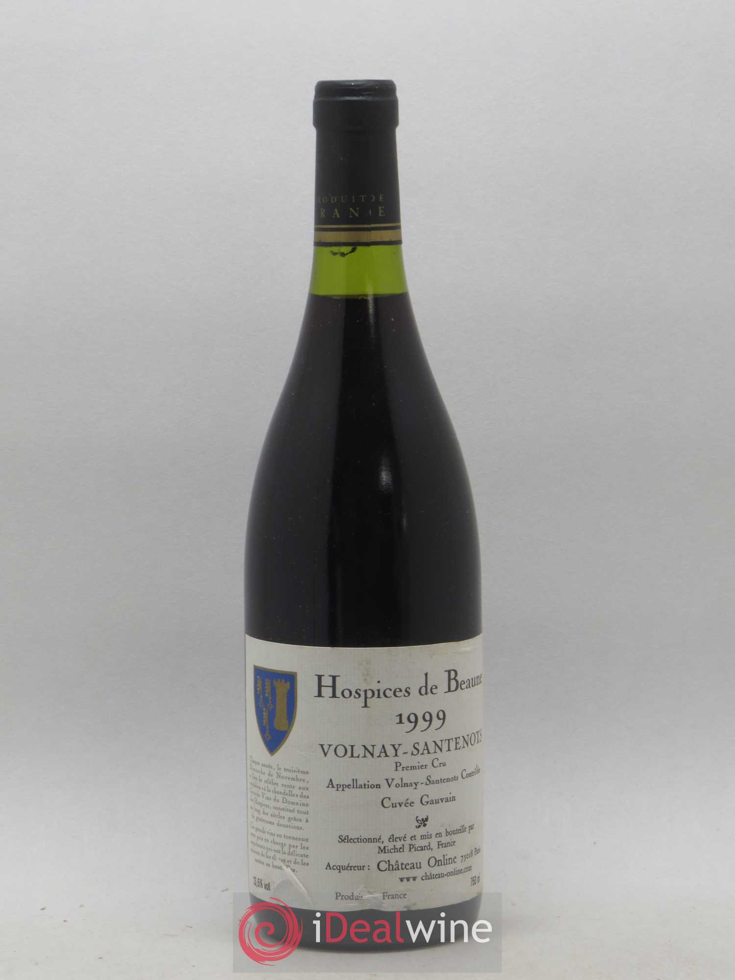 Volnay 1er Cru Hospice de Beaune Cuvée Gauvain Michel Picard 1999 - Posten von 1 Flasche - 0