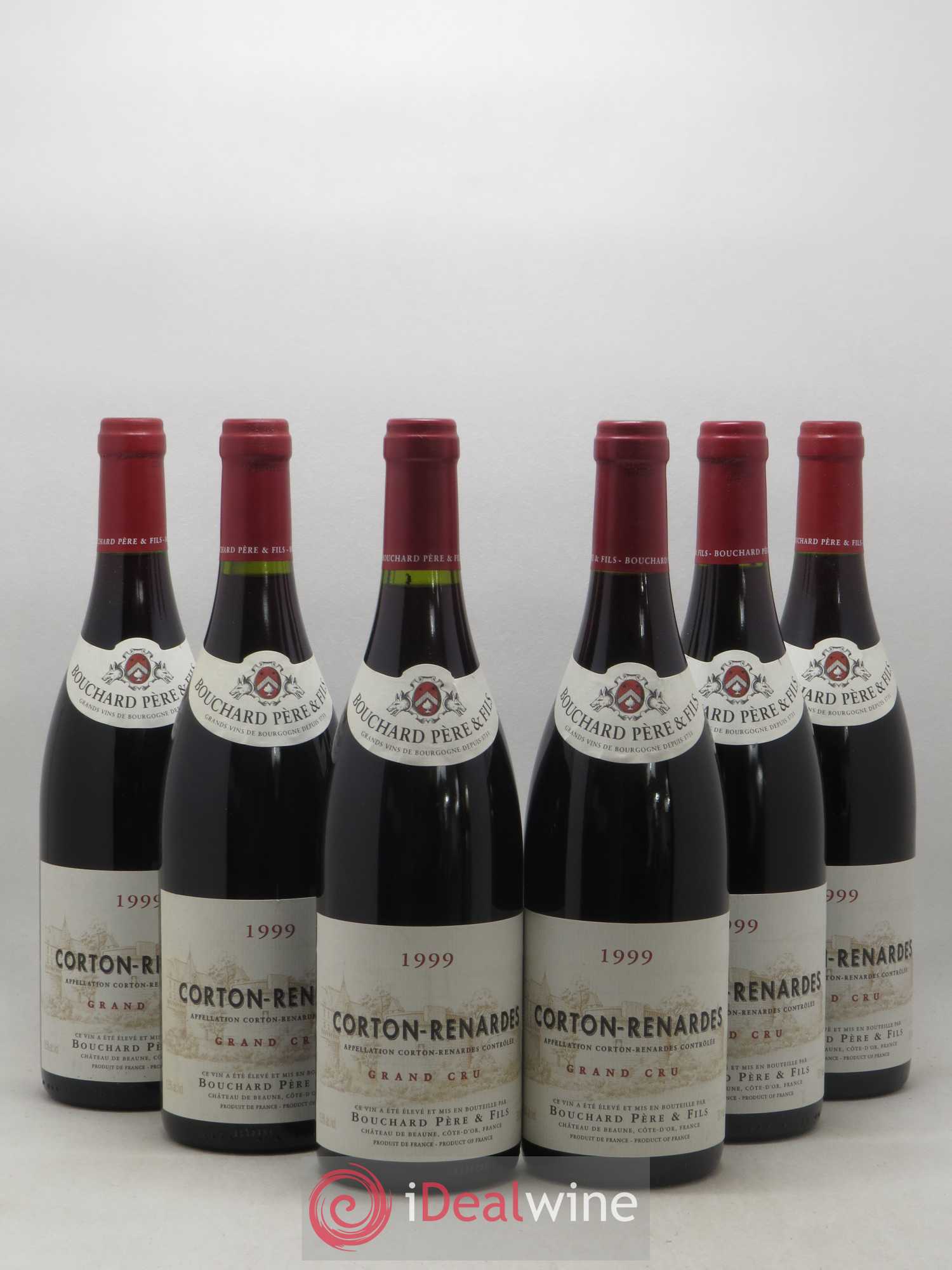 Corton Grand Cru Renardes Bouchard Château de Beaune 1999 - Lot de 6 bouteilles - 0
