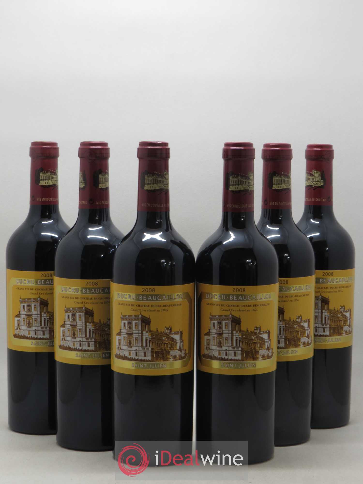 Château Ducru Beaucaillou 2ème Grand Cru Classé 2008 - Lot de 6 bouteilles - 0