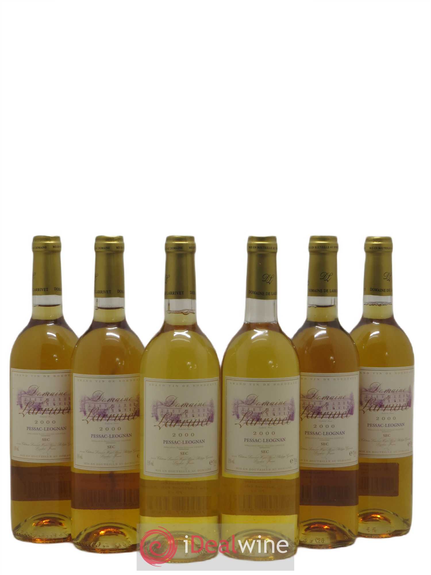 Pessac-Léognan Domaine Larrivet 2000 - Posten von 6 Flaschen - 0