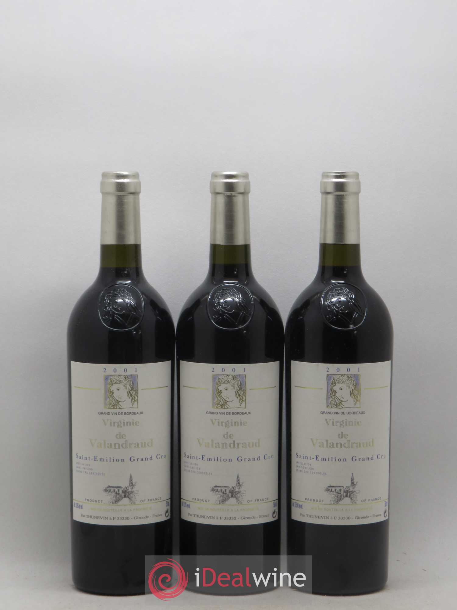 Virginie de Valandraud 2001 - Lot de 6 bouteilles - 1