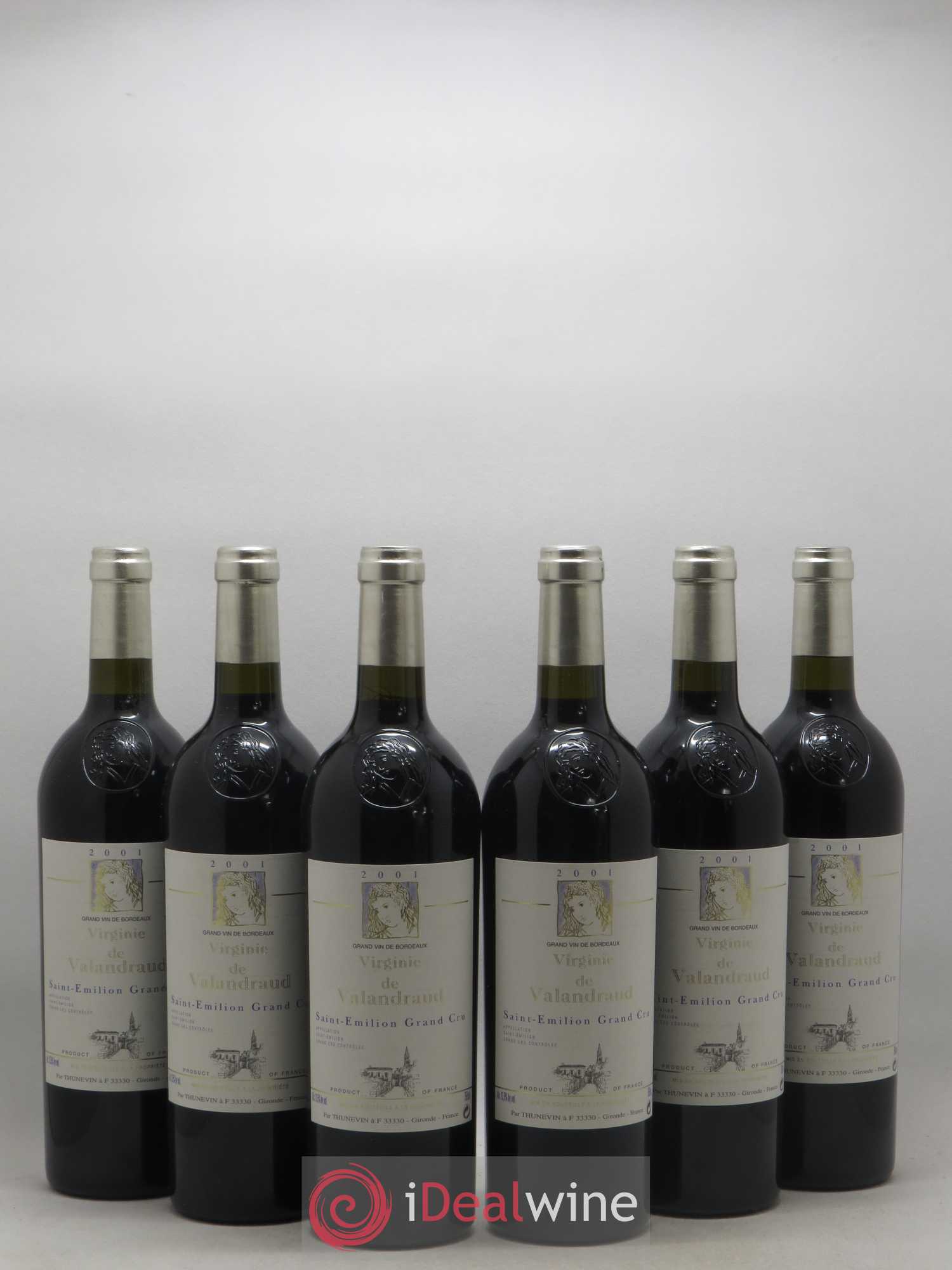 Virginie de Valandraud 2001 - Lot de 6 bouteilles - 0