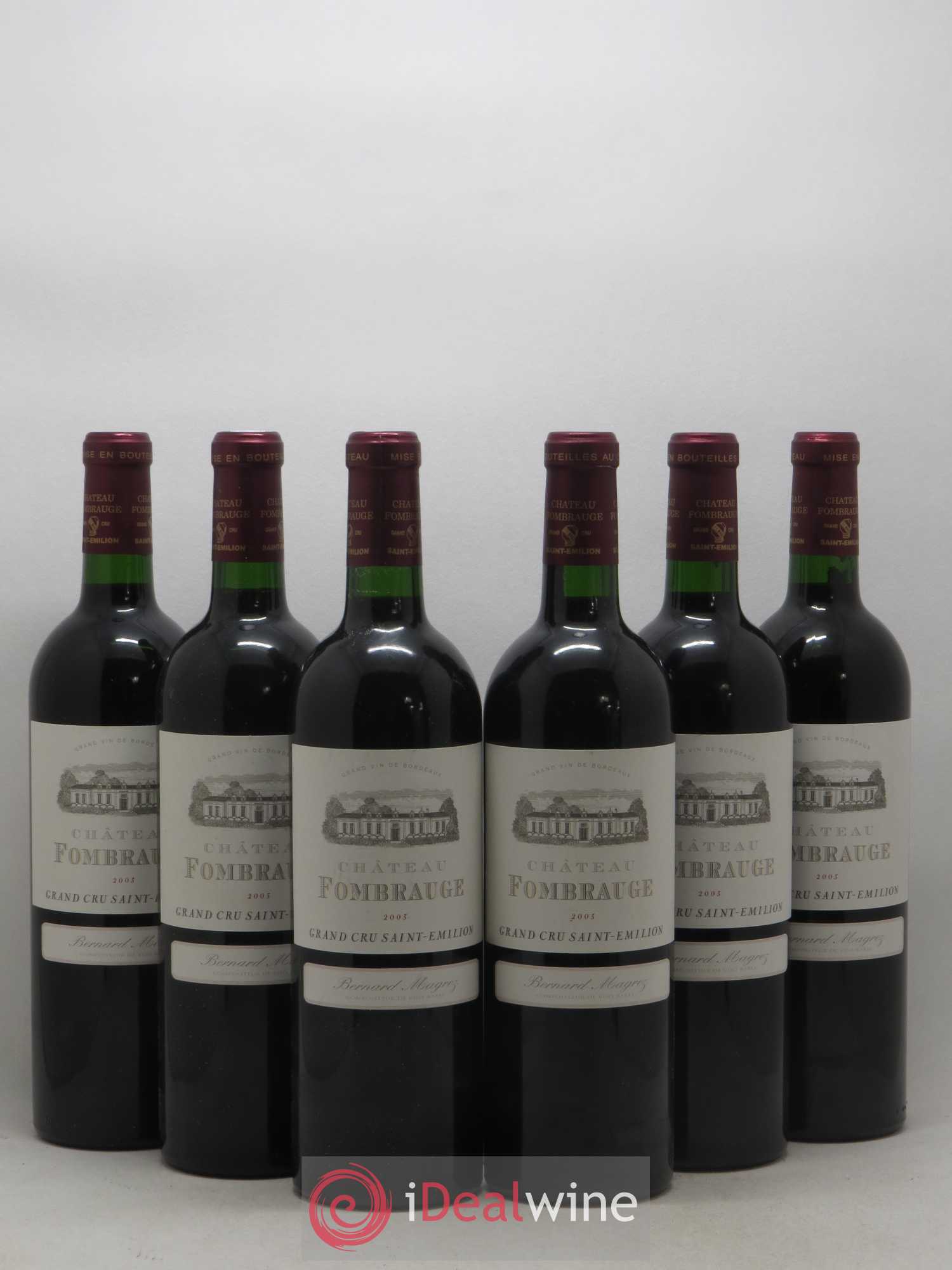 Château Fombrauge Grand Cru Classé 2003 - Lot de 6 bouteilles - 0