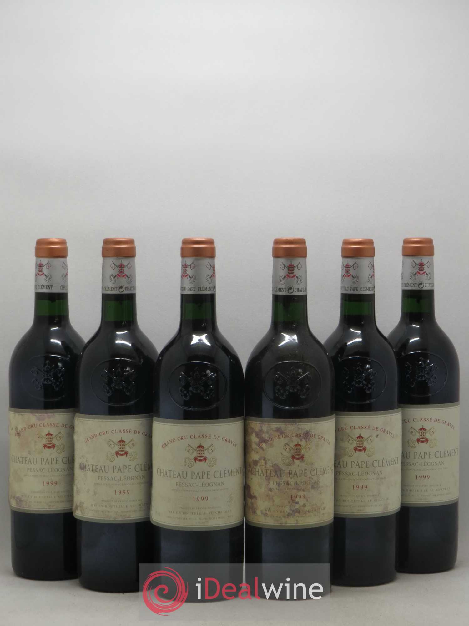 Château Pape Clément Cru Classé de Graves 1999 - Lot de 6 bouteilles - 0