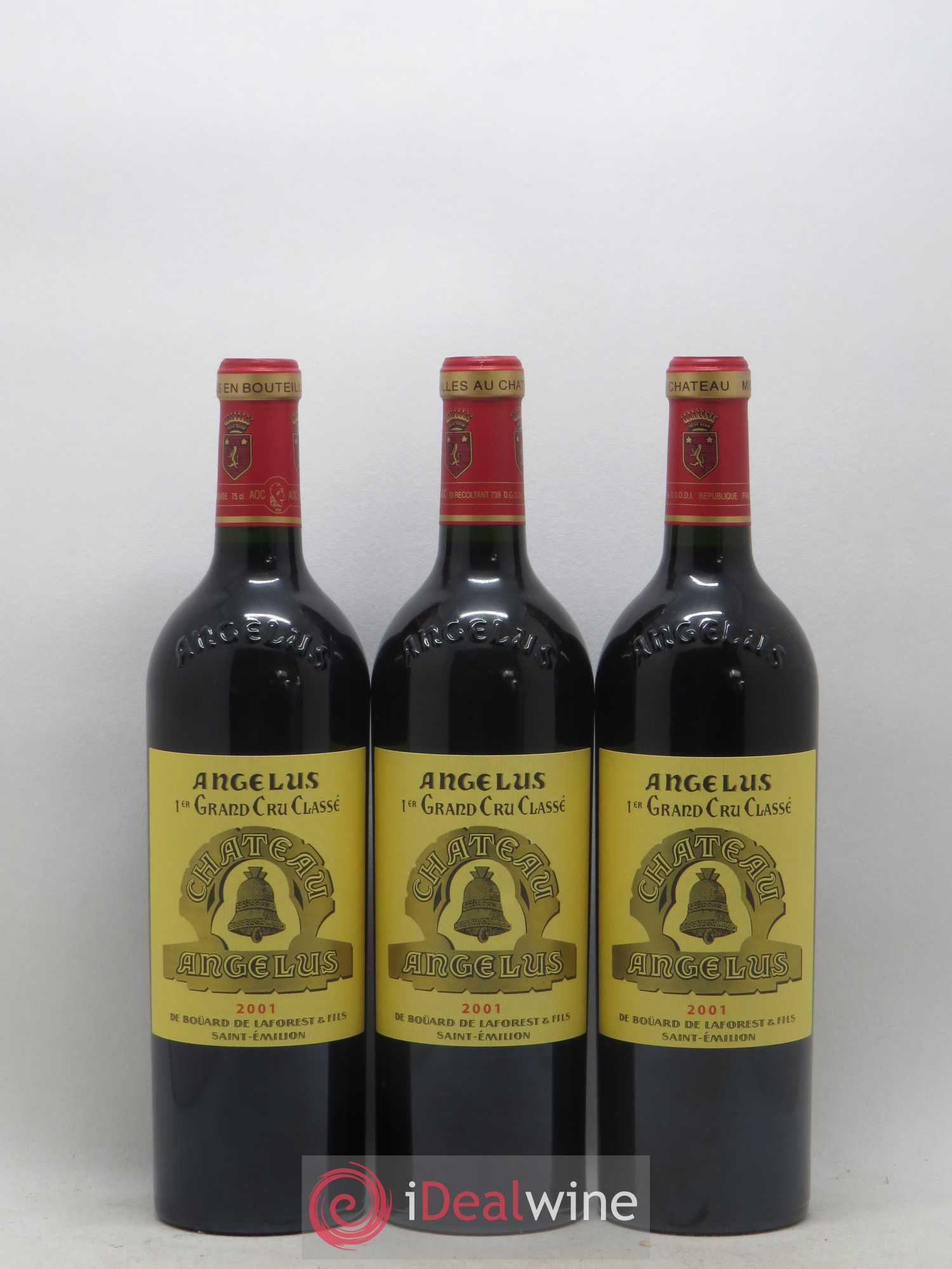 Château Angélus 1er Grand Cru Classé A 2001 - Lot de 6 bouteilles - 3