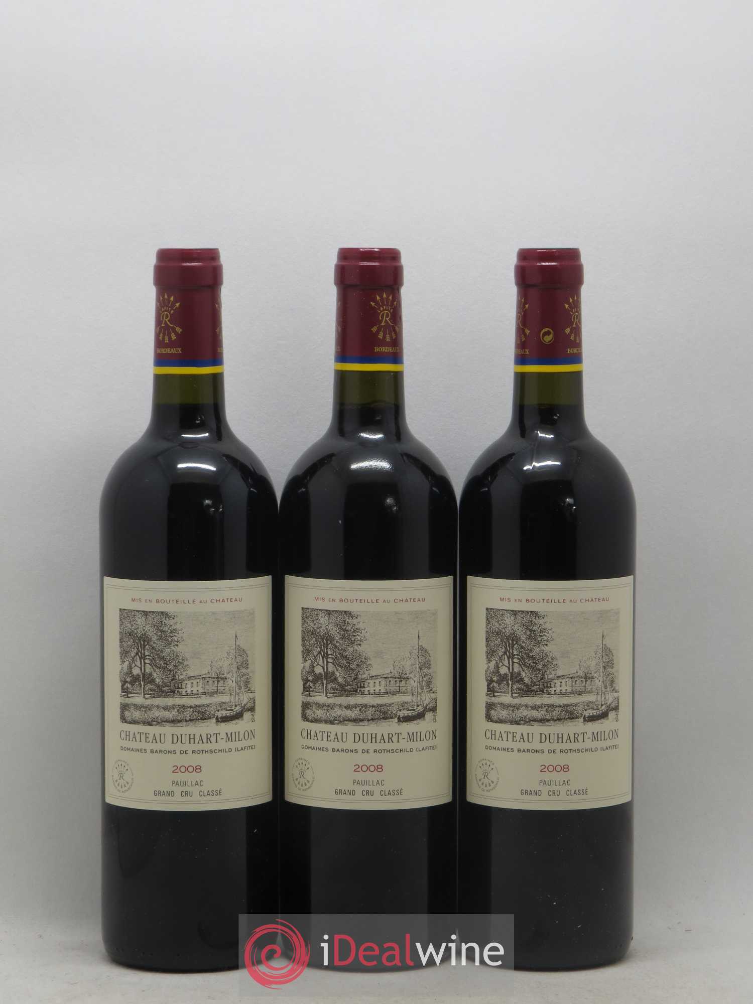 Château Duhart-Milon 4ème Grand Cru Classé 2008 - Lot de 6 bouteilles - 1