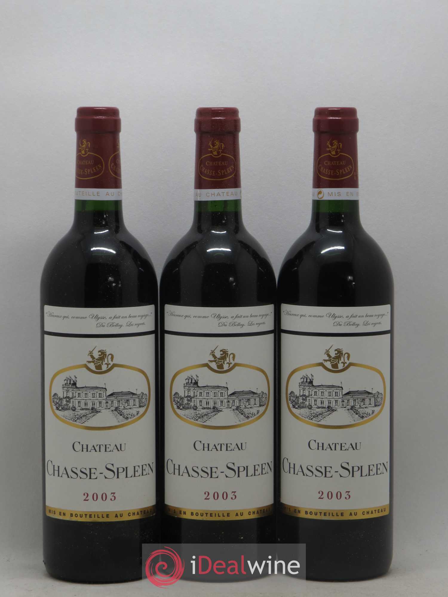 Château Chasse Spleen Cru Bourgeois 2003 - Lot de 6 bouteilles - 2