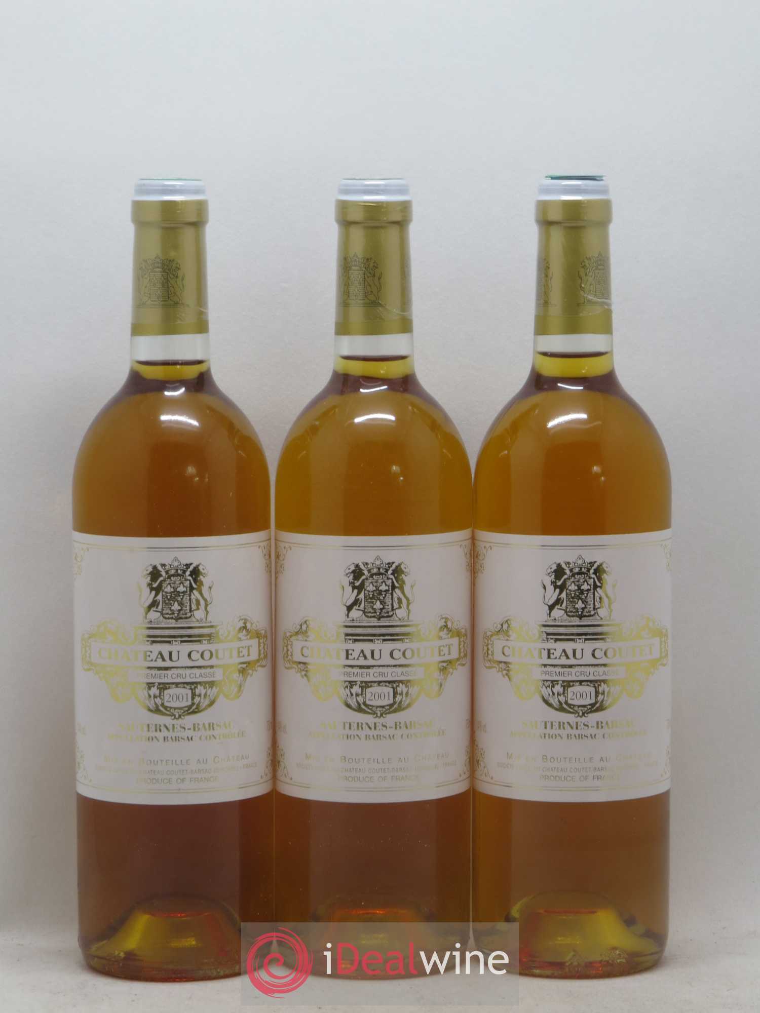 Château Coutet 1er Grand Cru Classé 2001 - Lotto di 6 bottiglie - 1