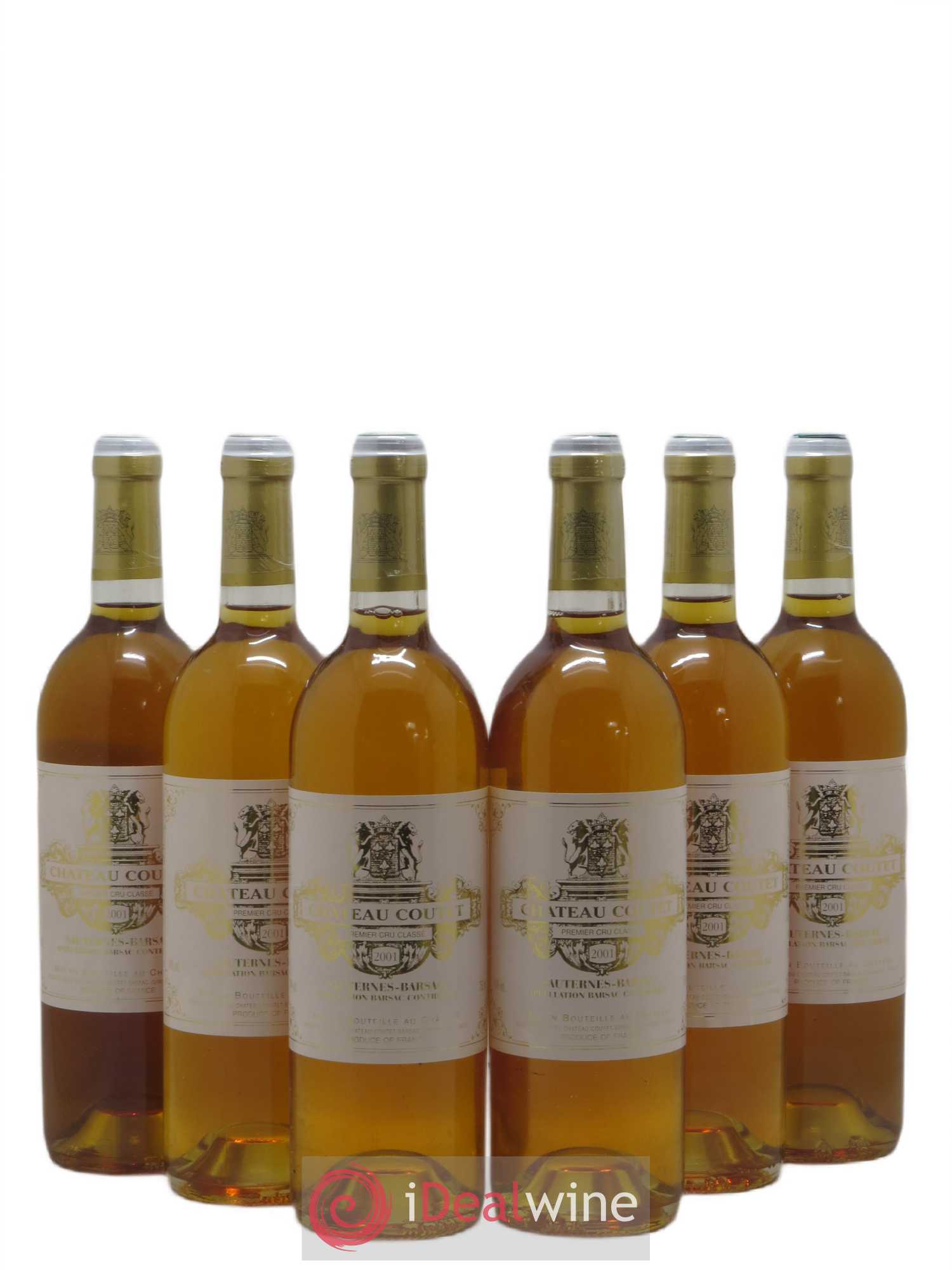 Château Coutet 1er Grand Cru Classé 2001 - Lotto di 6 bottiglie - 0