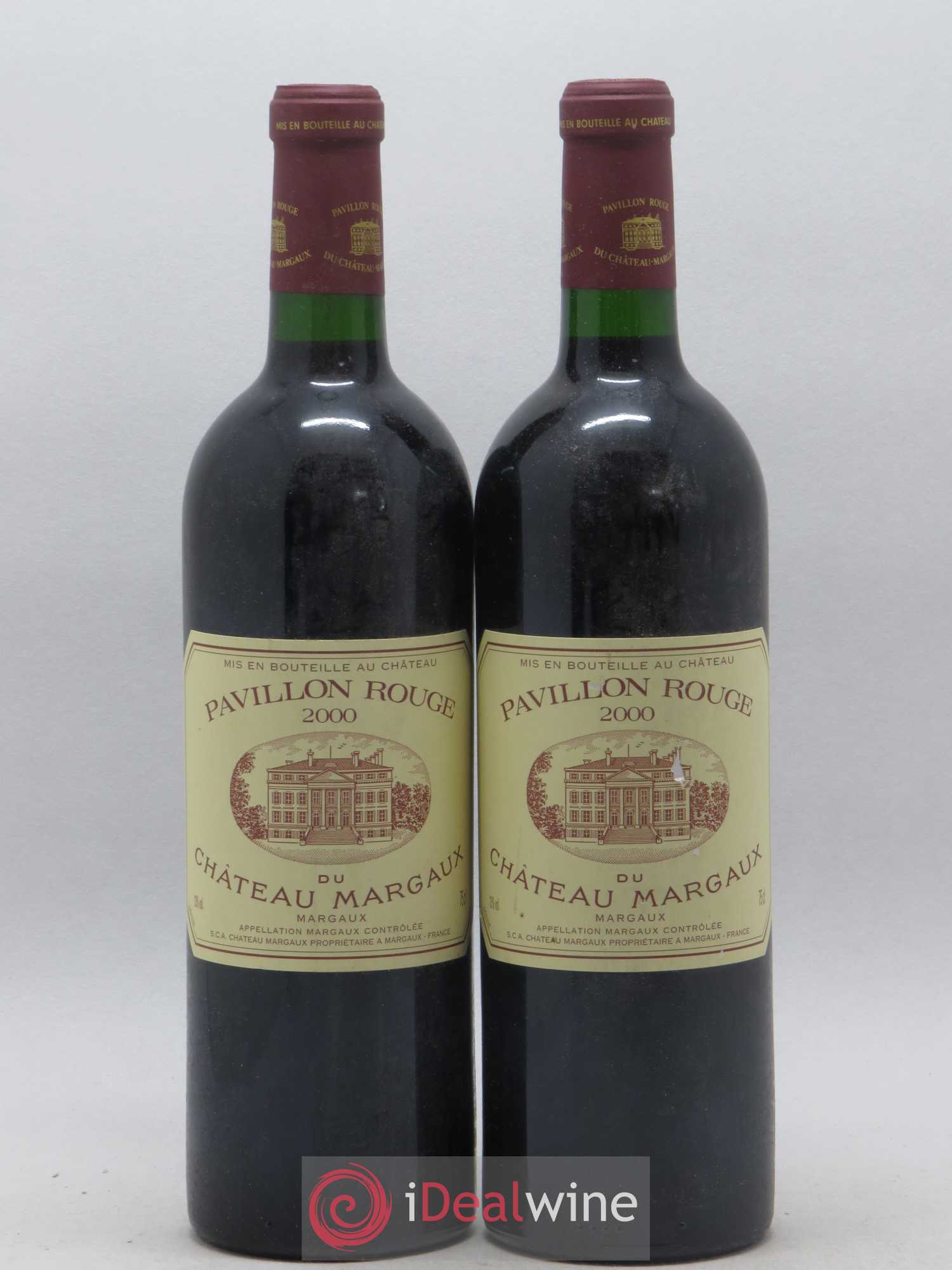 Pavillon Rouge du Château Margaux Second Vin 2000 - Lot de 2 bouteilles - 0