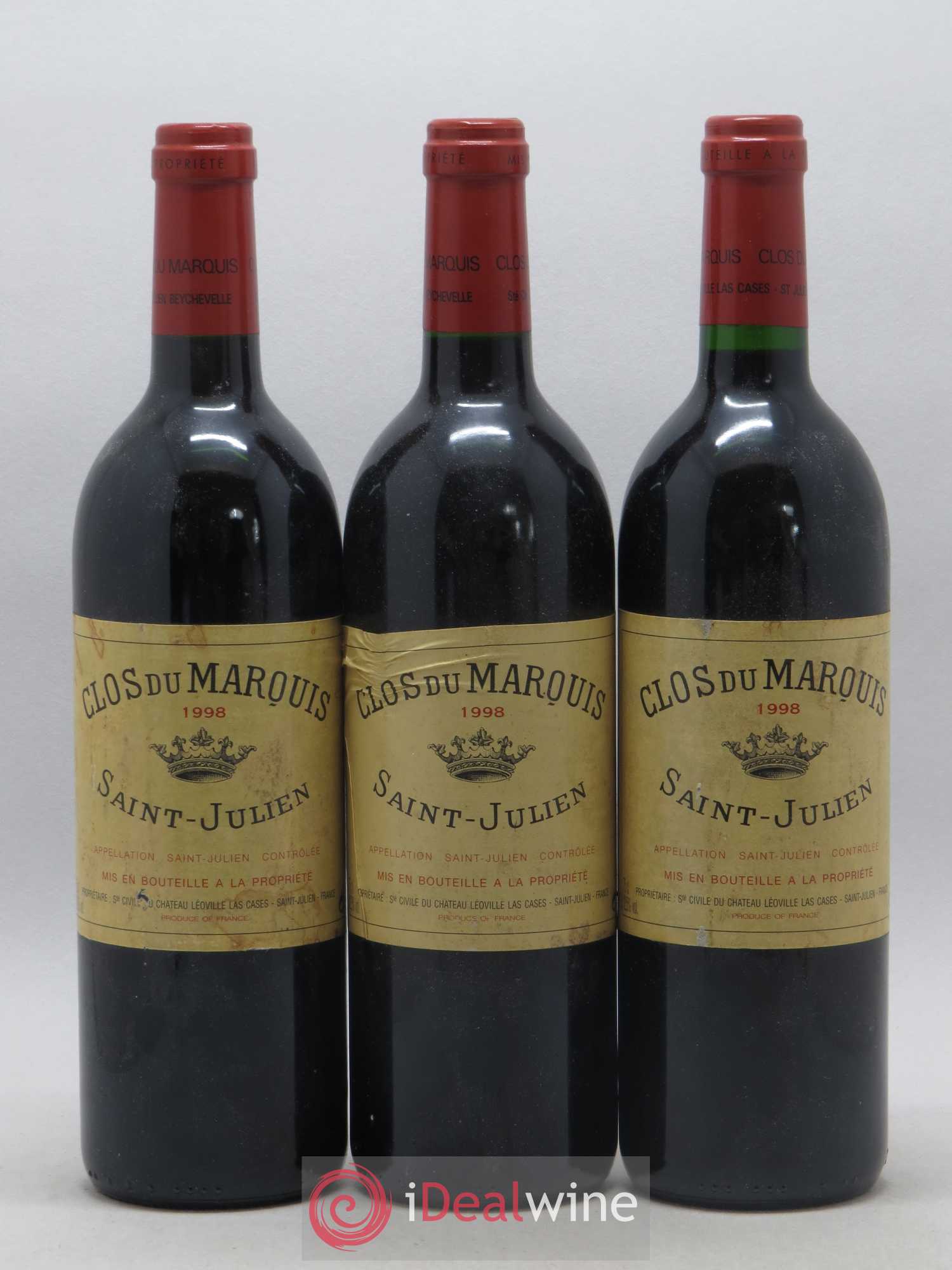 Clos du Marquis 1998 - Lot de 6 bouteilles - 1