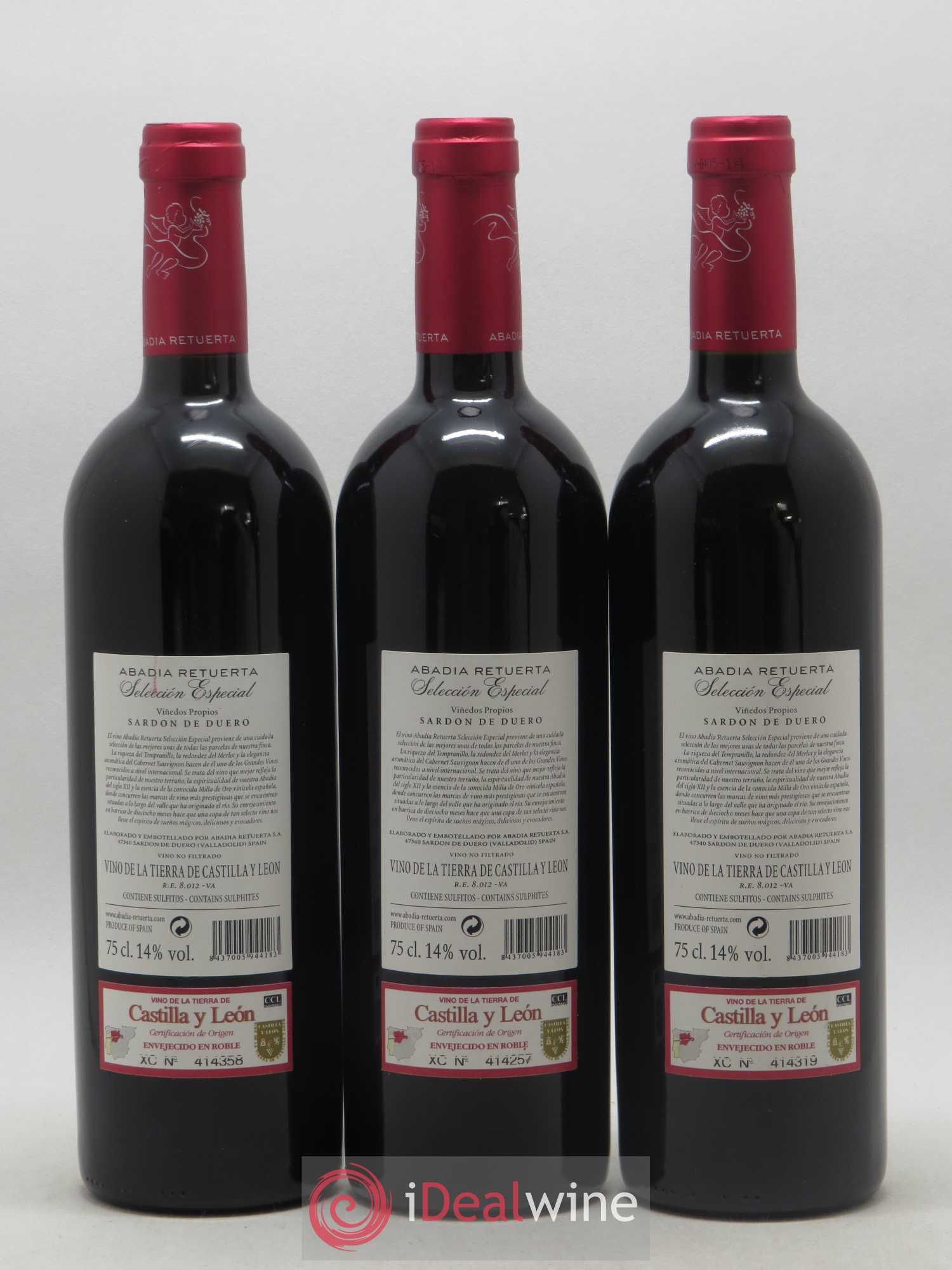 Castilla y Leon Abadia Retuerta Seleccion Especial 2003 - Posten von 3 Flaschen - 1