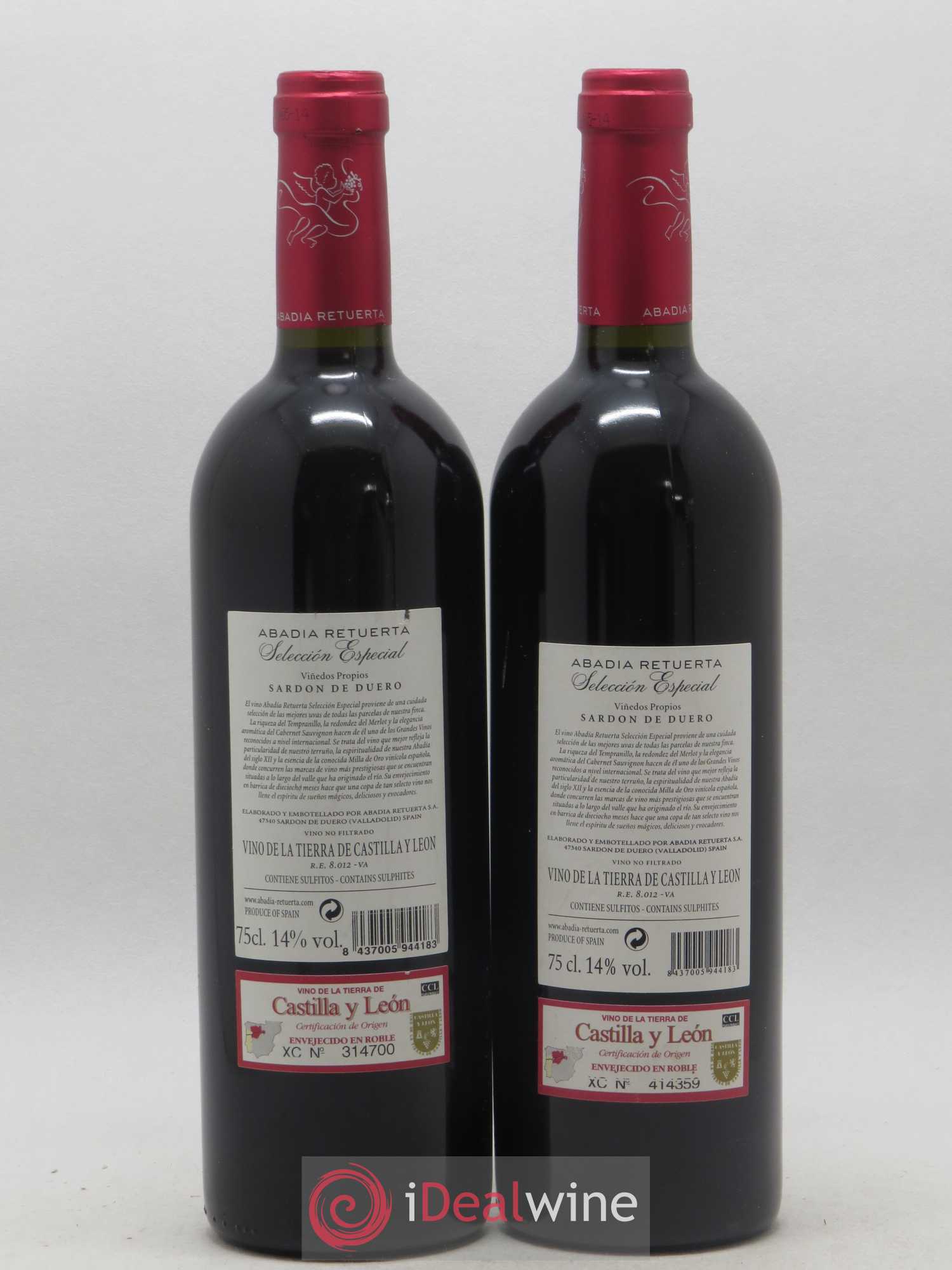 Castilla y Leon Abadia Retuerta Seleccion Especial 2003 - Posten von 2 Flaschen - 1