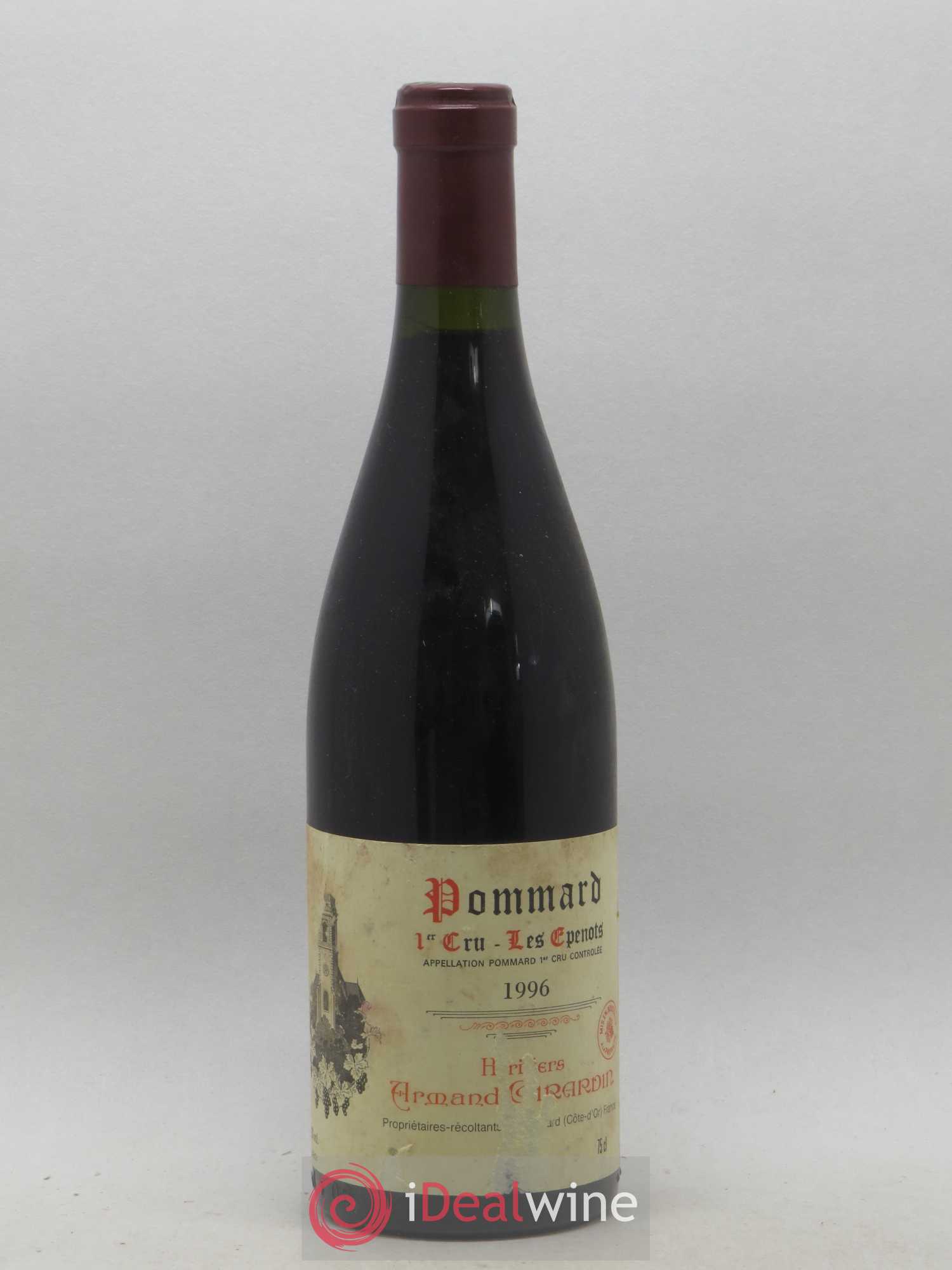 Pommard 1er Cru Les Epenots Héritiers Armand Girardin 1996 - Posten von 1 Flasche - 0