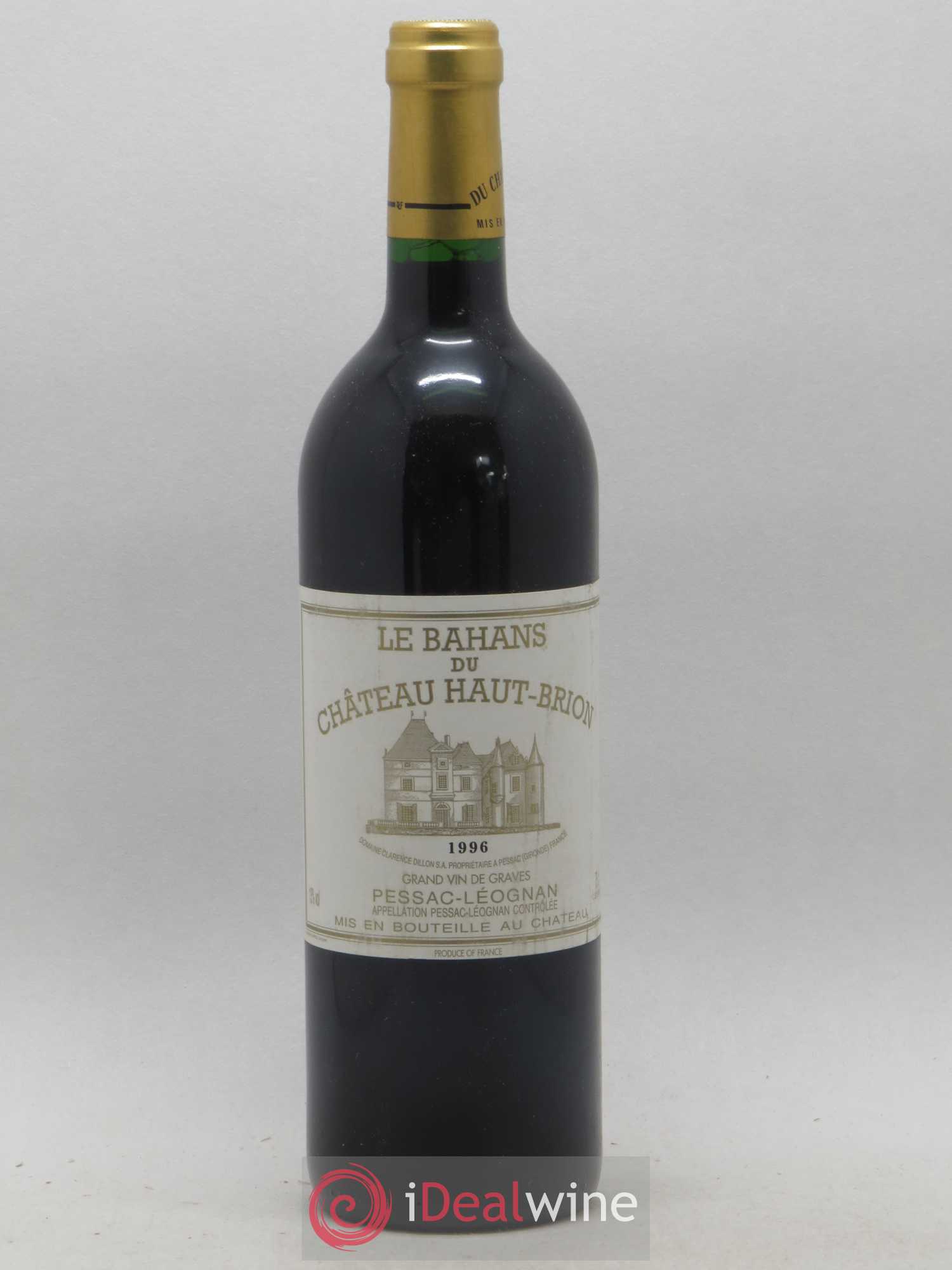 Clarence (Bahans) de Haut-Brion Second Vin 1996 - Lot de 1 bouteille - 0