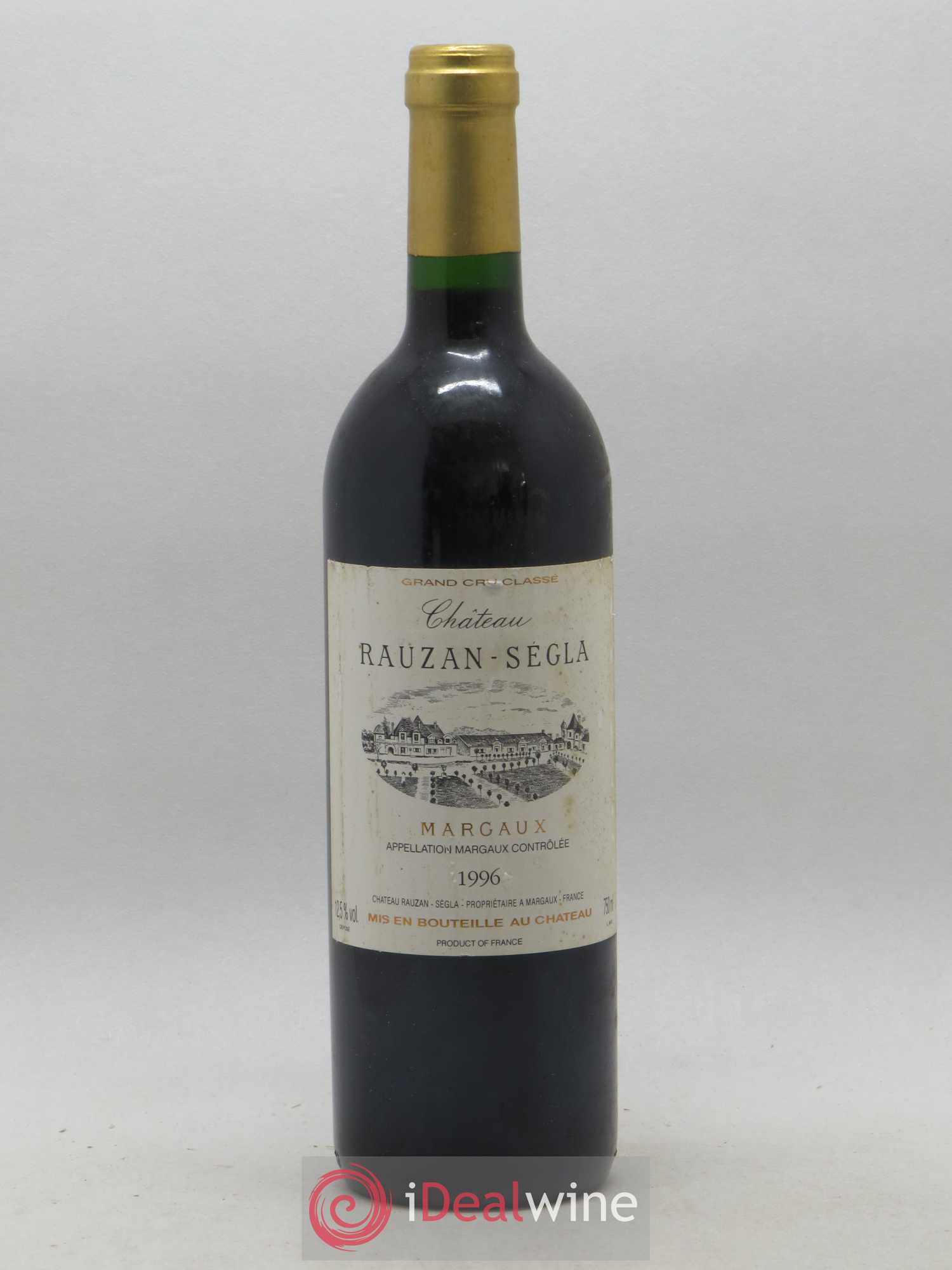 Château Rauzan Ségla Grand Cru Classé 1996 - Lot de 1 bouteille - 0