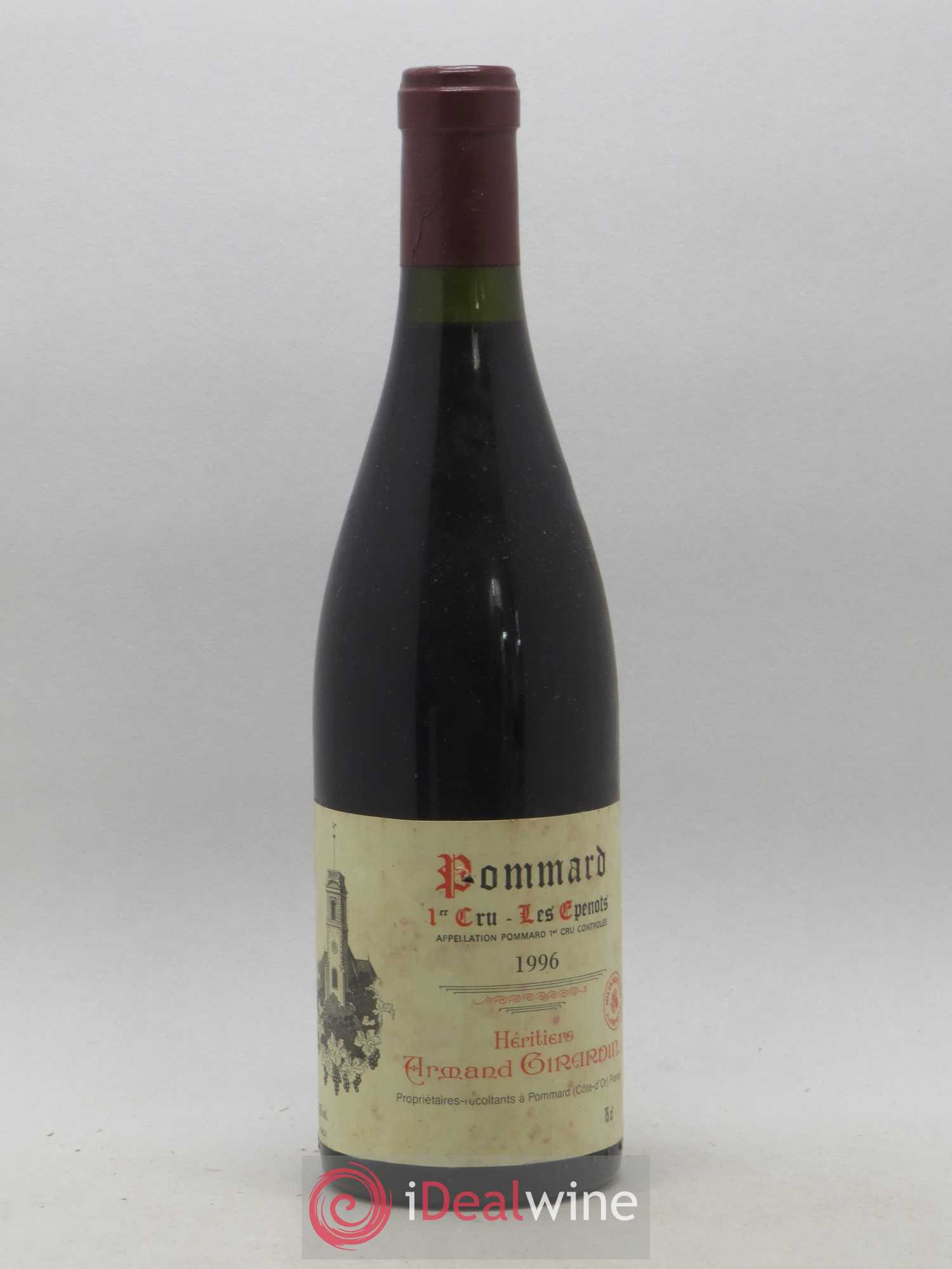 Pommard 1er Cru Les Epenots Héritiers Armand Girardin 1996 - Posten von 1 Flasche - 0