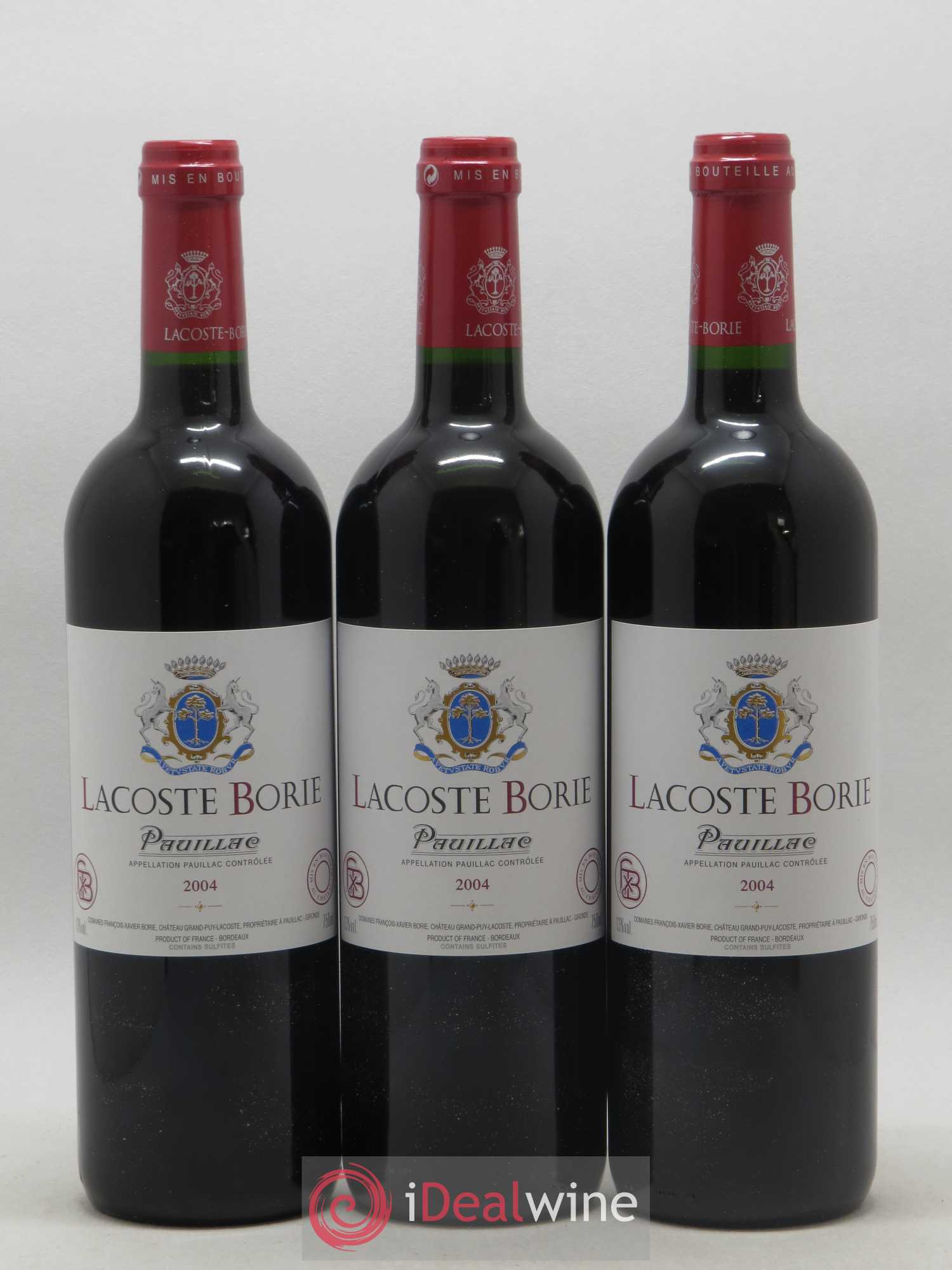 Lacoste Borie 2004 - Lot de 12 bouteilles - 3