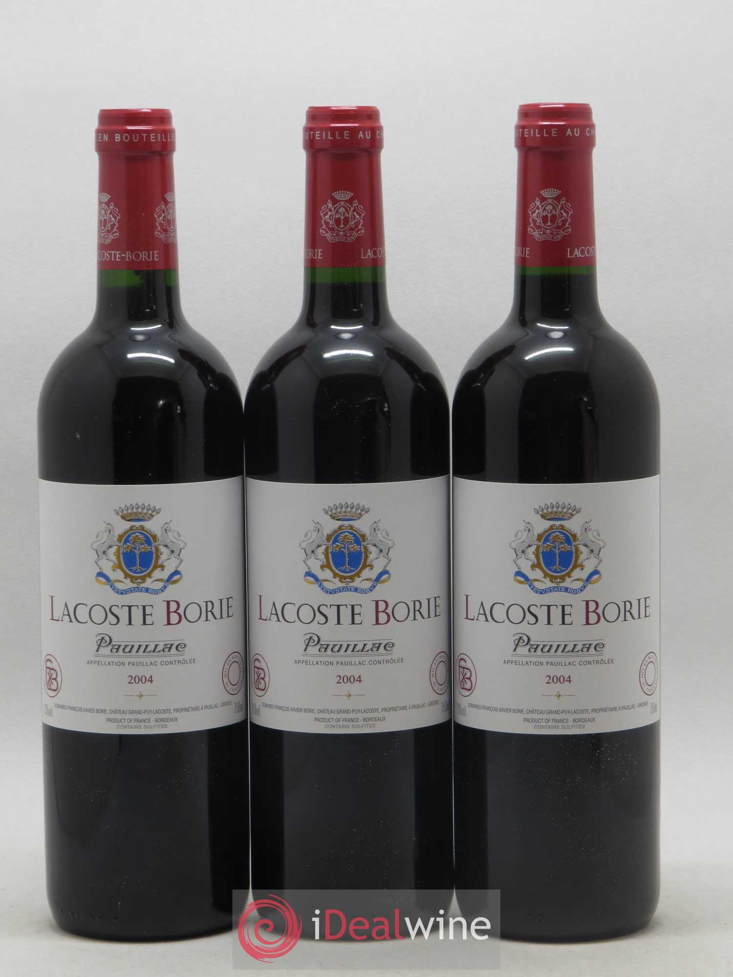 Lacoste Borie 2004 - Lot de 12 bouteilles - 4
