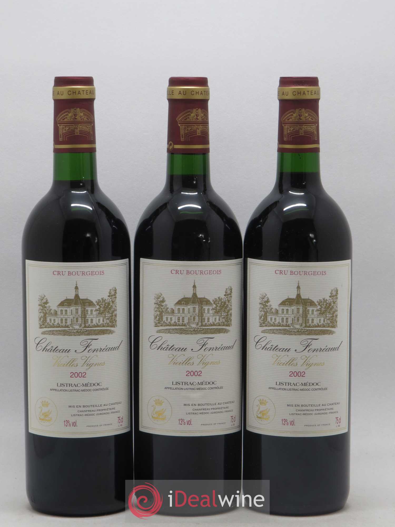 Château Fonréaud Cru Bourgeois vieilles vignes (sans prix de réserve) 2002 - Posten von 12 Flaschen - 4