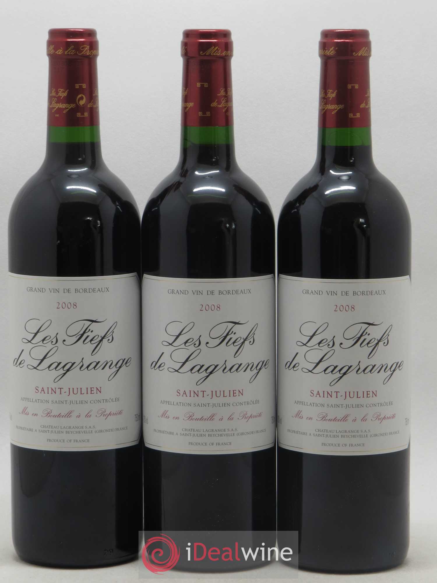 Les Fiefs de Lagrange Second Vin 2008 - Lot de 12 bouteilles - 2