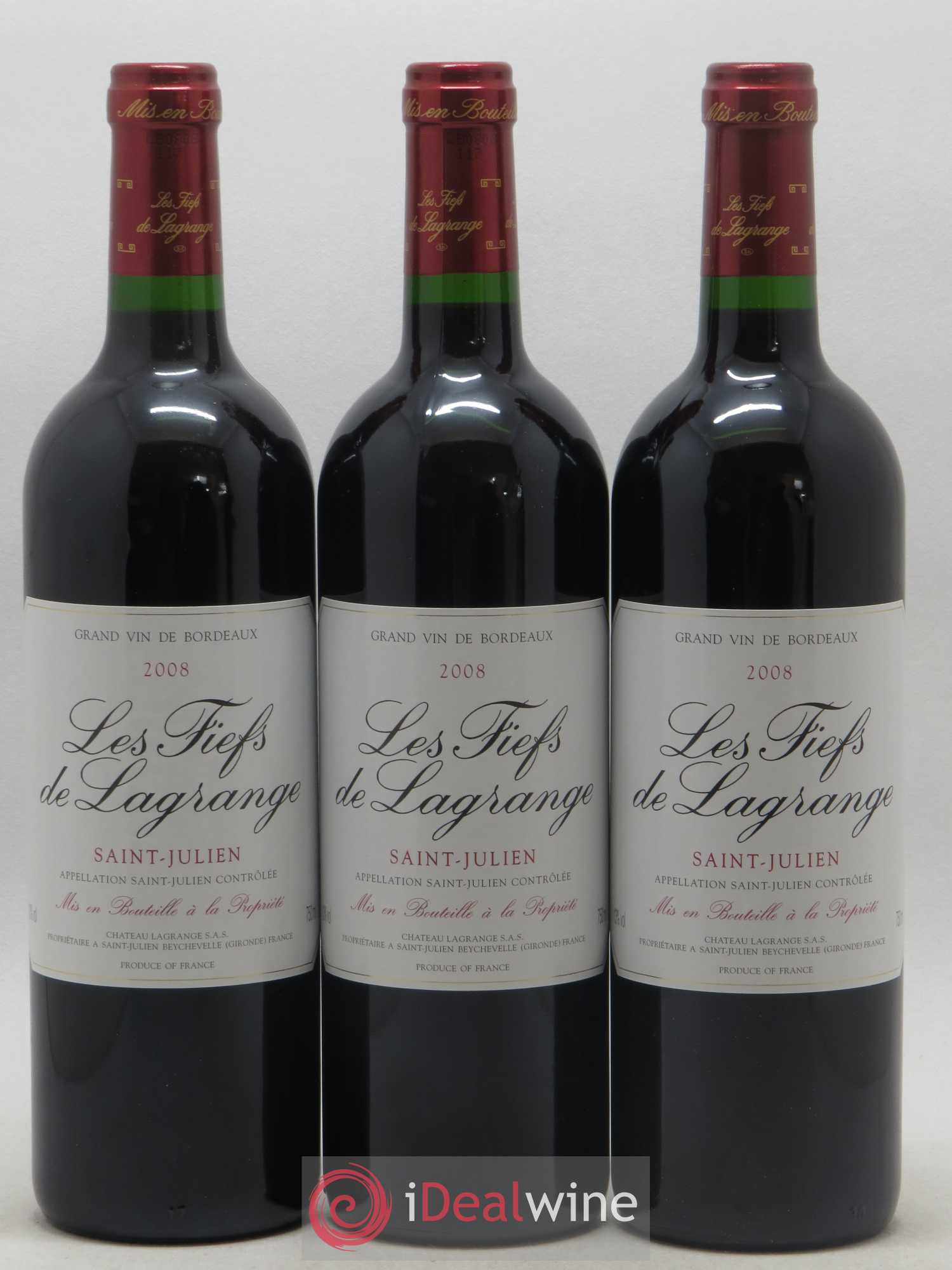 Les Fiefs de Lagrange Second Vin 2008 - Lot de 12 bouteilles - 3