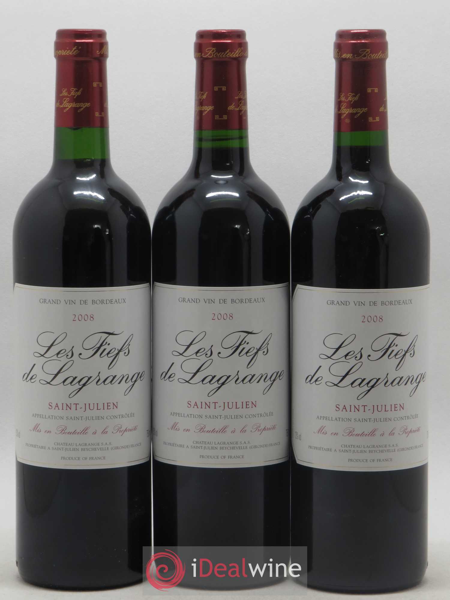 Les Fiefs de Lagrange Second Vin 2008 - Lot de 12 bouteilles - 4