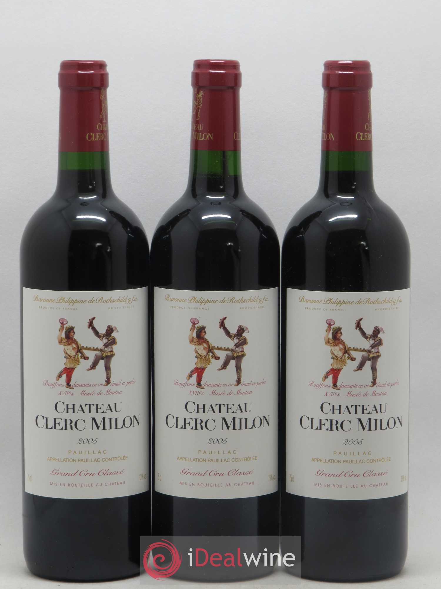 Château Clerc Milon 5ème Grand Cru Classé 2005 - Lot de 6 bouteilles - 2