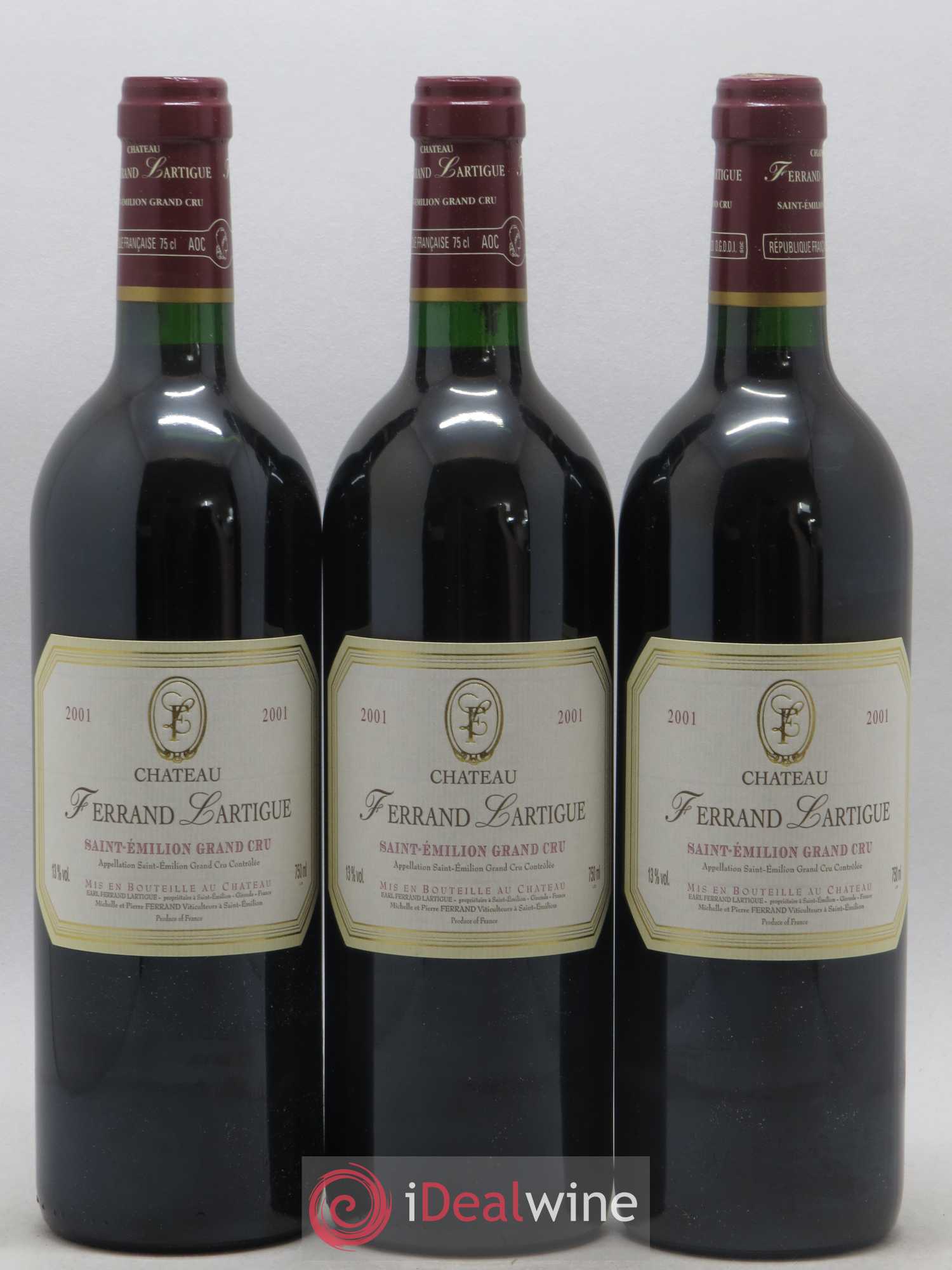 Château Ferrand Lartigue 2001 - Lot de 12 bouteilles - 4