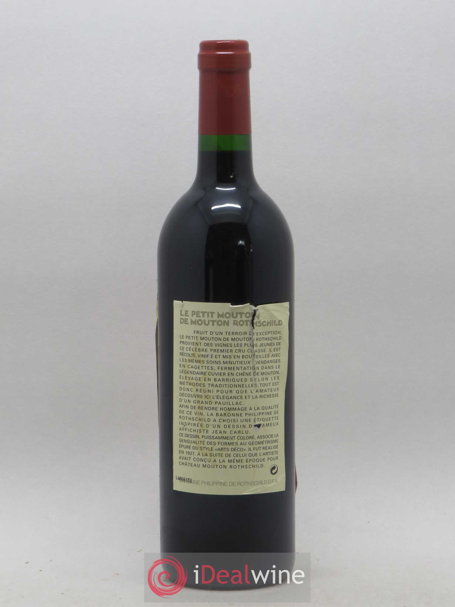 Petit Mouton Second Vin 1998 - Lot de 1 bouteille - 1